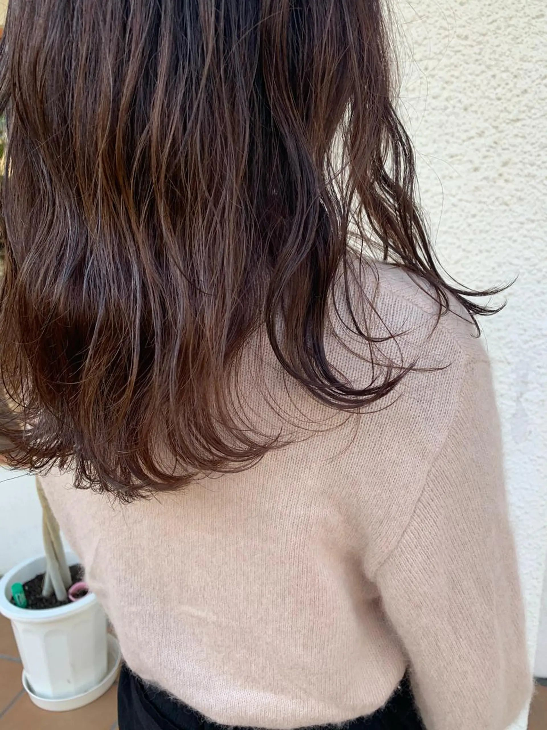 セミロング カラー 中津/柔らかカラー/ ナガオ イズミのヘアスタイル