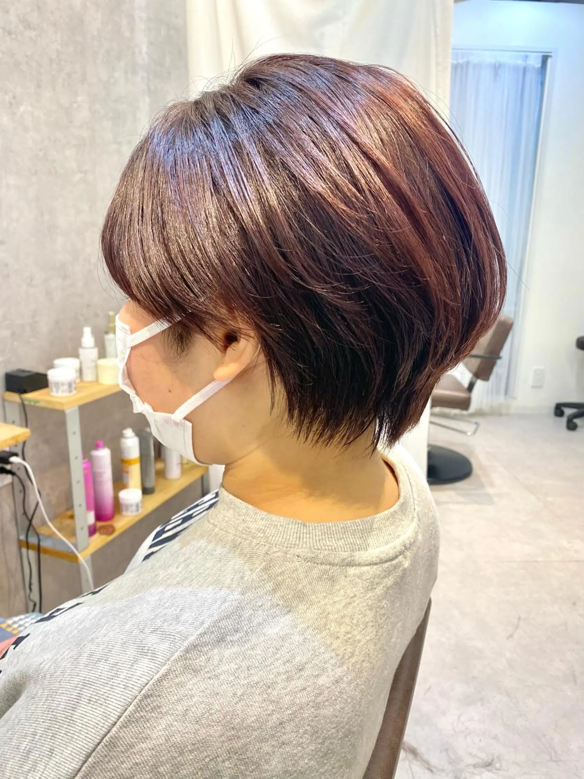 ショート カラー ヘアカラー トリートメント Dxxxx III所属・女性目線の大人 メンズ*Ayakaのヘアスタイル