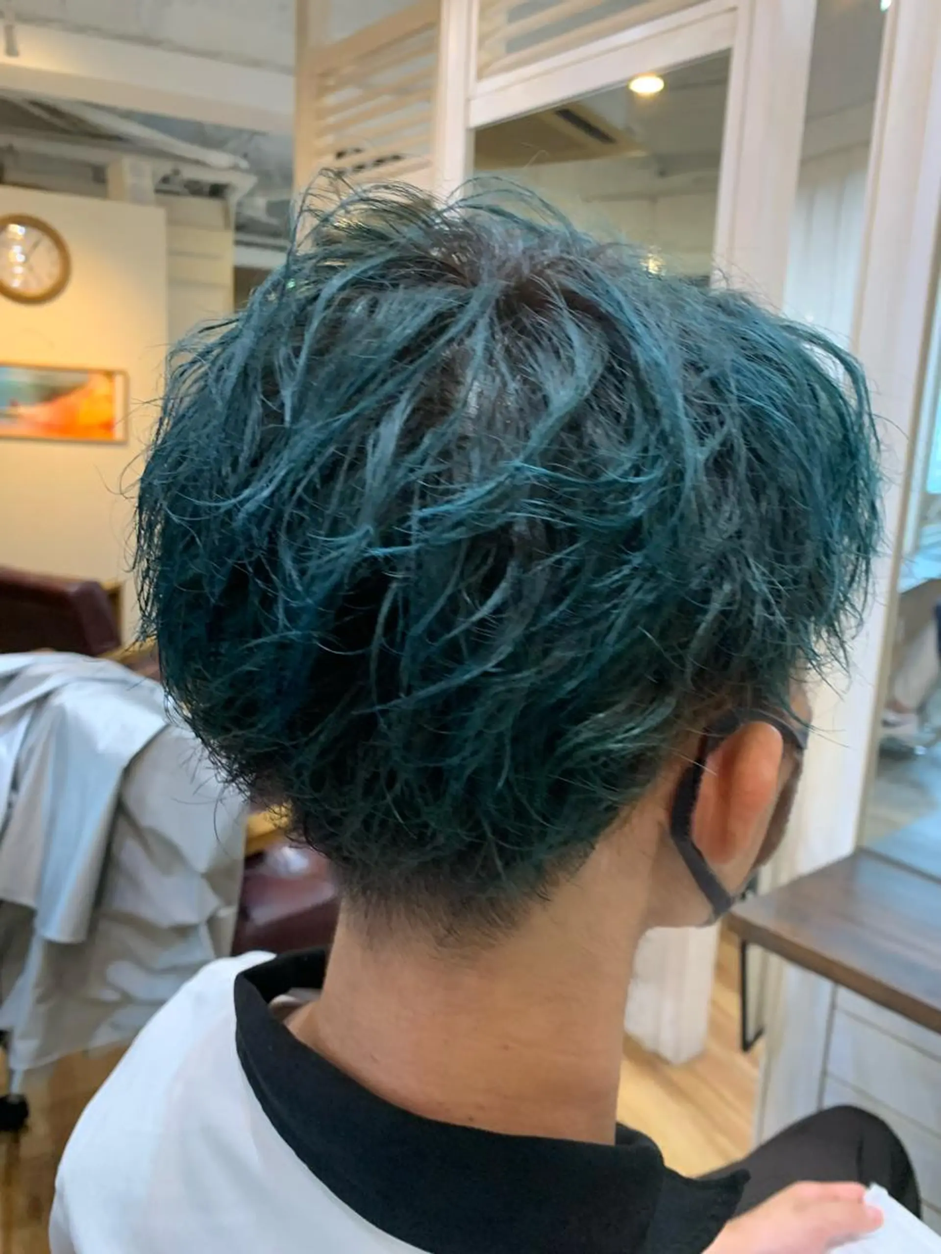 ショート カット ヘアカラー トリートメント CECIL hair なんば店所属・メンズパーマ 艶髪☆店長☆有馬のヘアスタイル