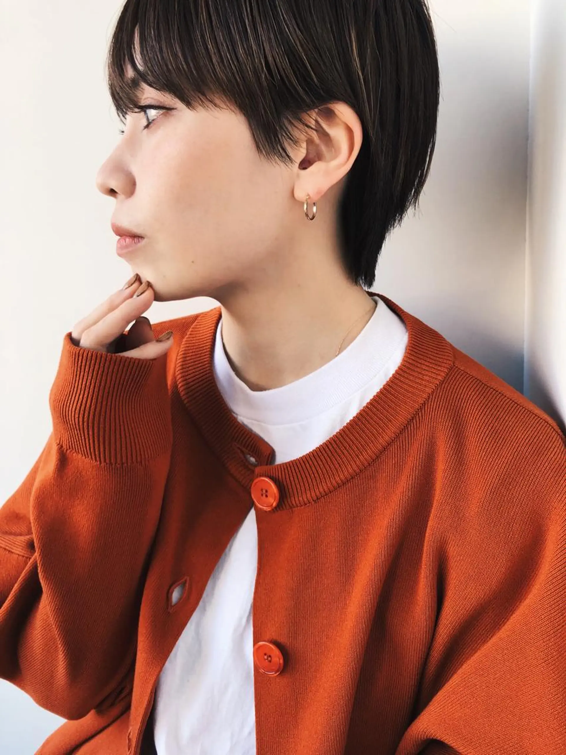 ショート ヘアカラー ウルフ、ボブ美容師 今井のヘアスタイル