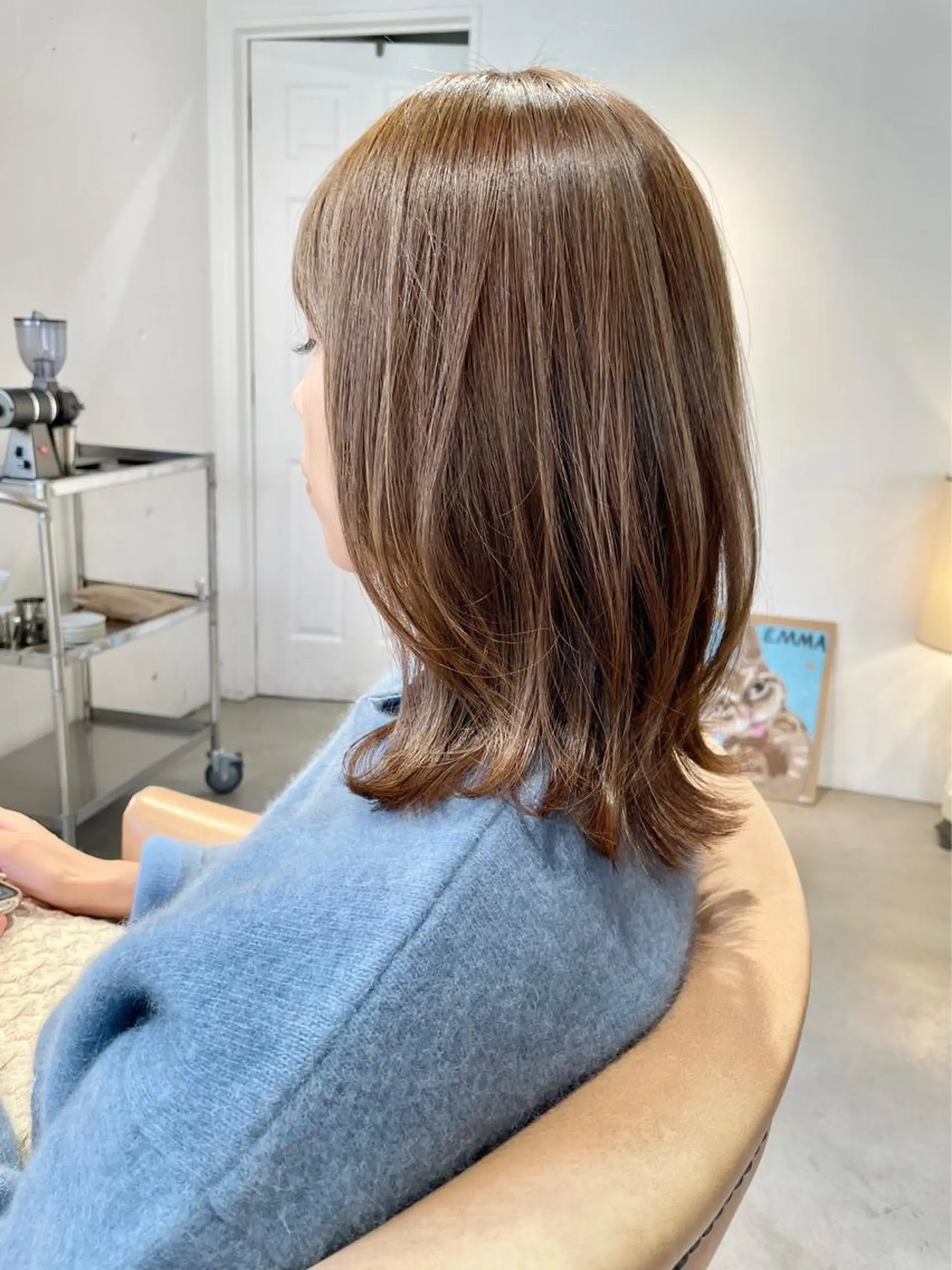 ミディアム レイヤーカット park所属・聖 来のヘアスタイル