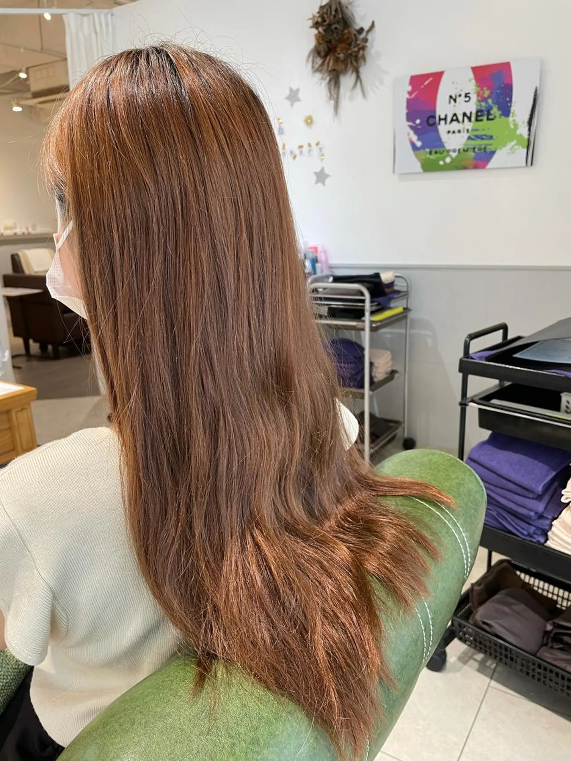 ロング カラー ベージュカラー カット ヘアカラー トリートメント 過去一の柔髪ヘア 🌿IVYjoureのヘアスタイル