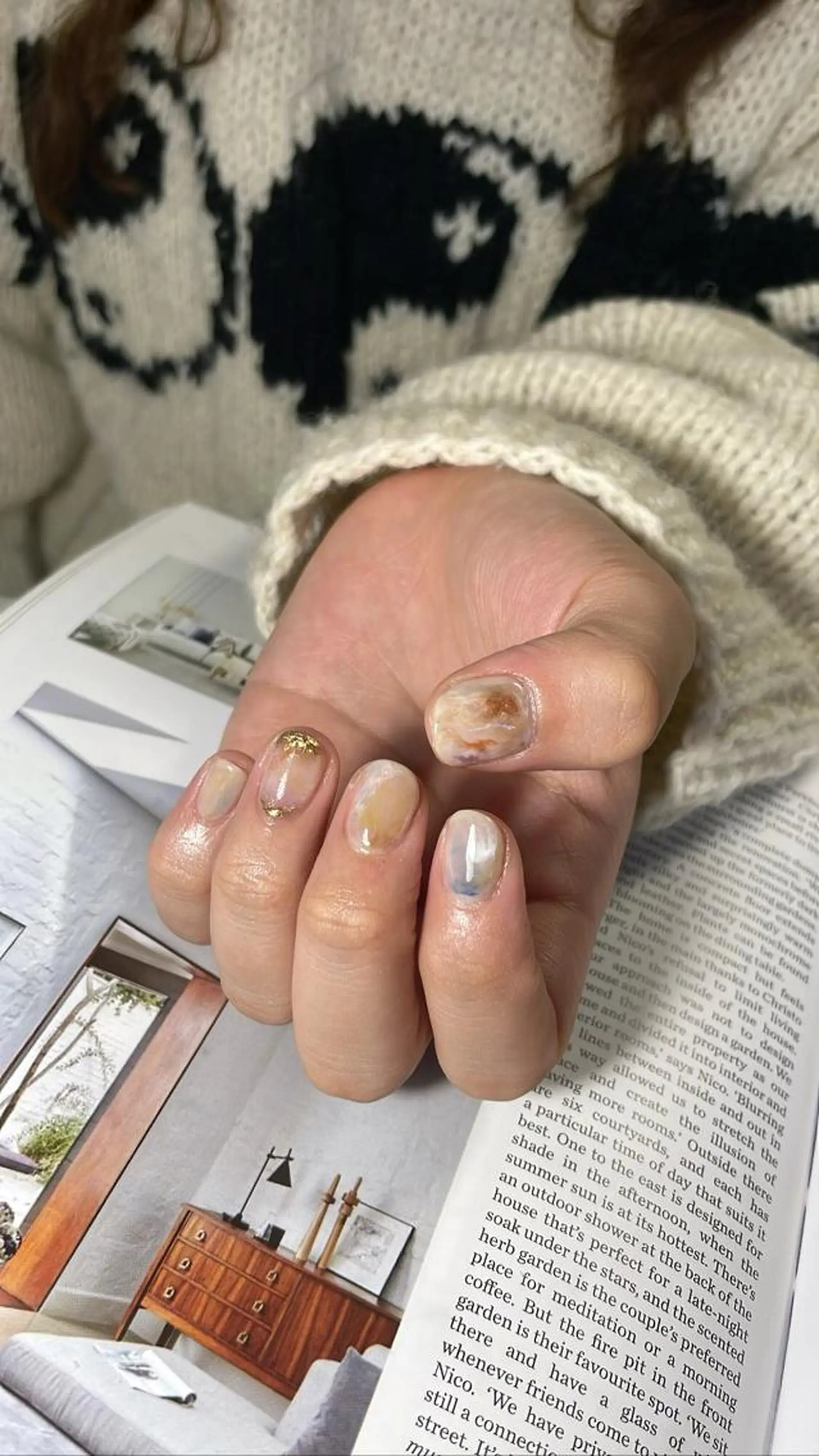 ネイル ニュアンスネイル Lofinails ちひろのネイルデザイン