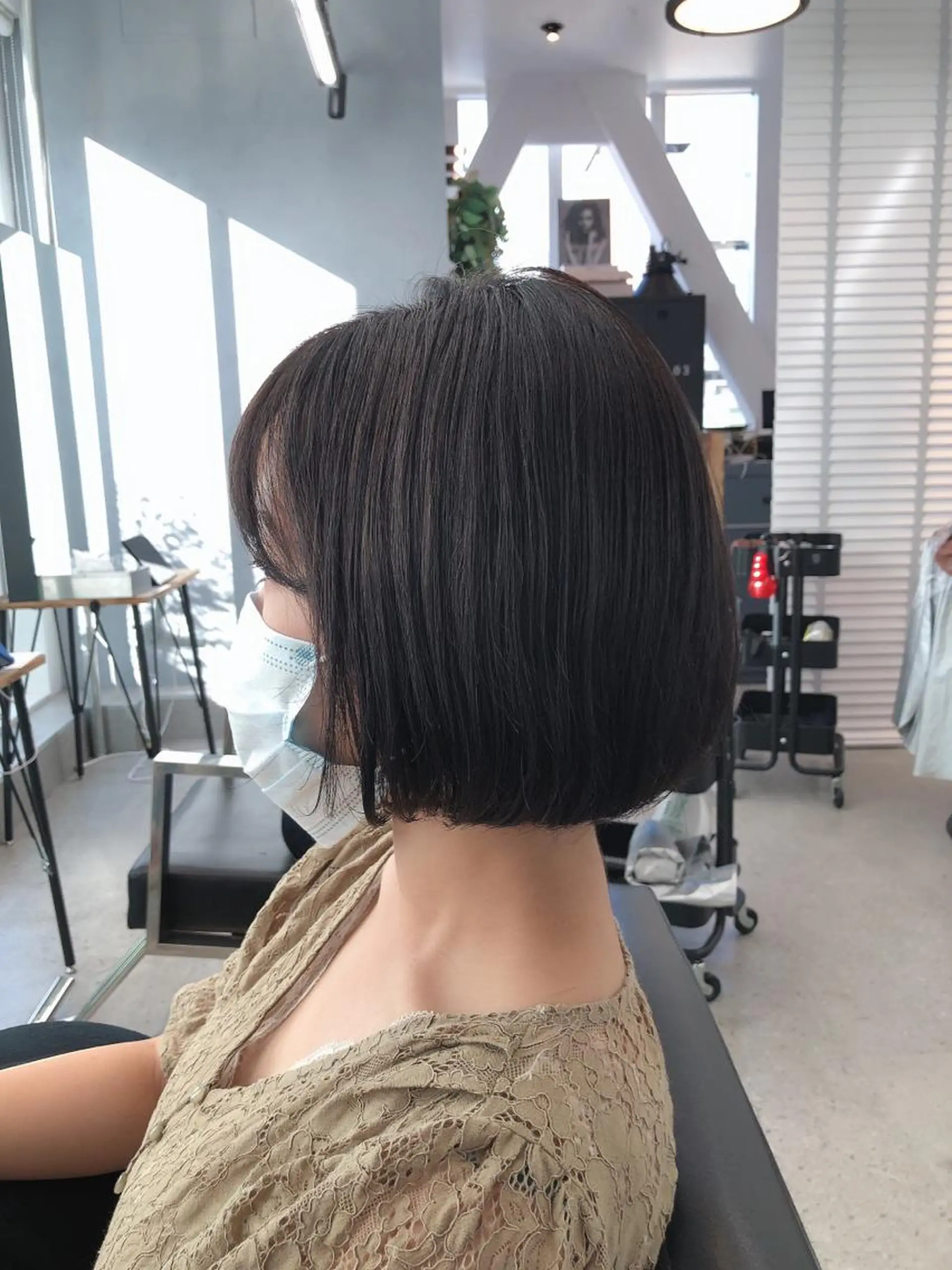 ショート ボブ カット ヘアカラー トリートメント 【愛され小顔カット】 YOSHIKIヘアのヘアスタイル
