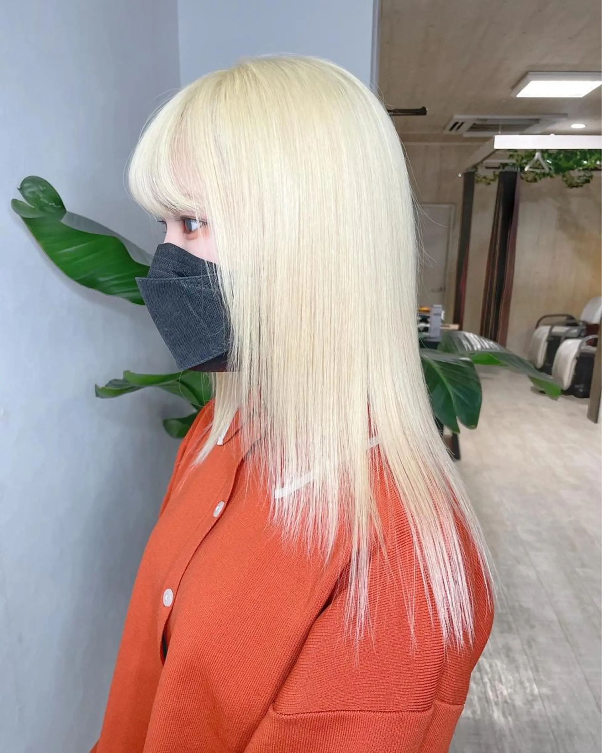 ロング カラー ブリーチ ブロンド ホワイトブロンド カット トリートメント force  hair所属・🫧富田 苑実🫧のヘアスタイル