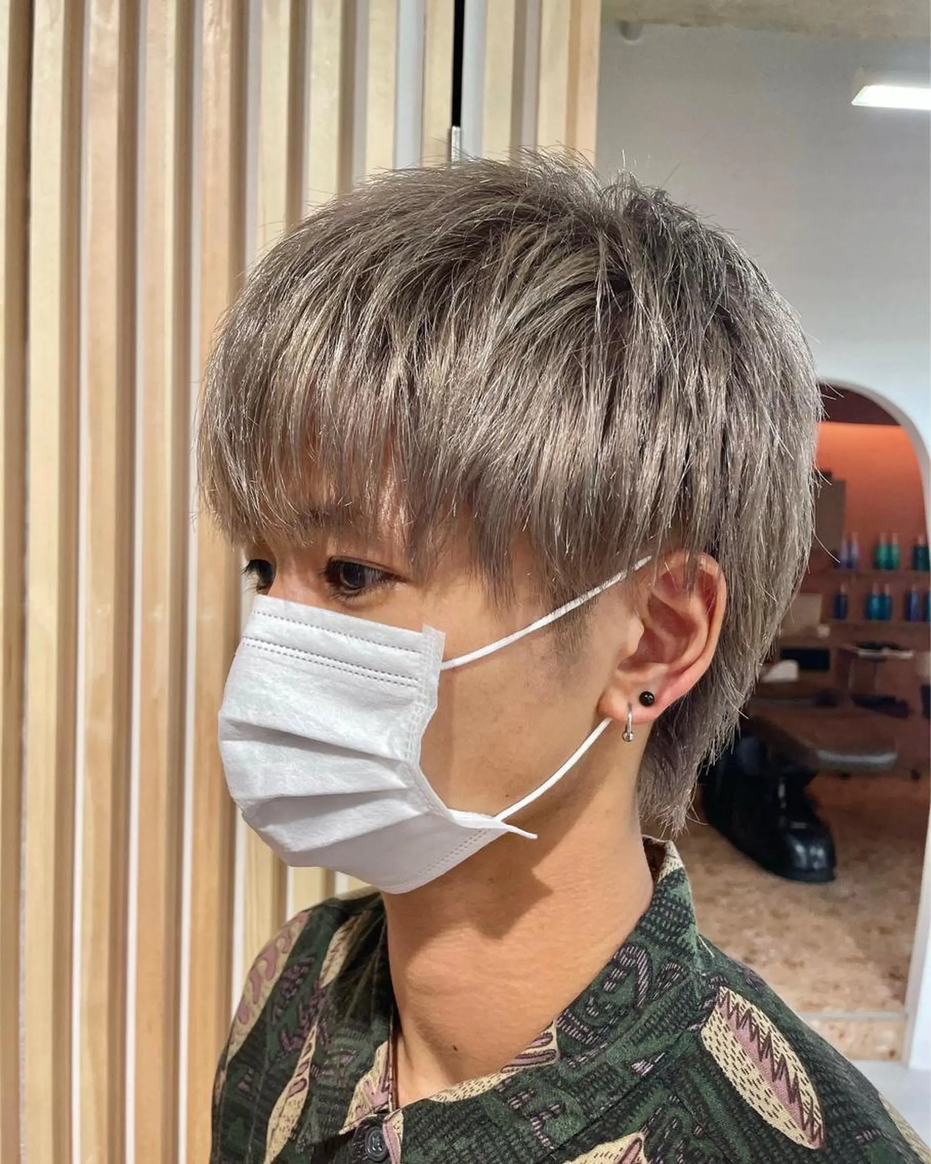 ショート カラー メンズ カット ヘアカラー メンズ＆スパ特化 takumiのヘアスタイル