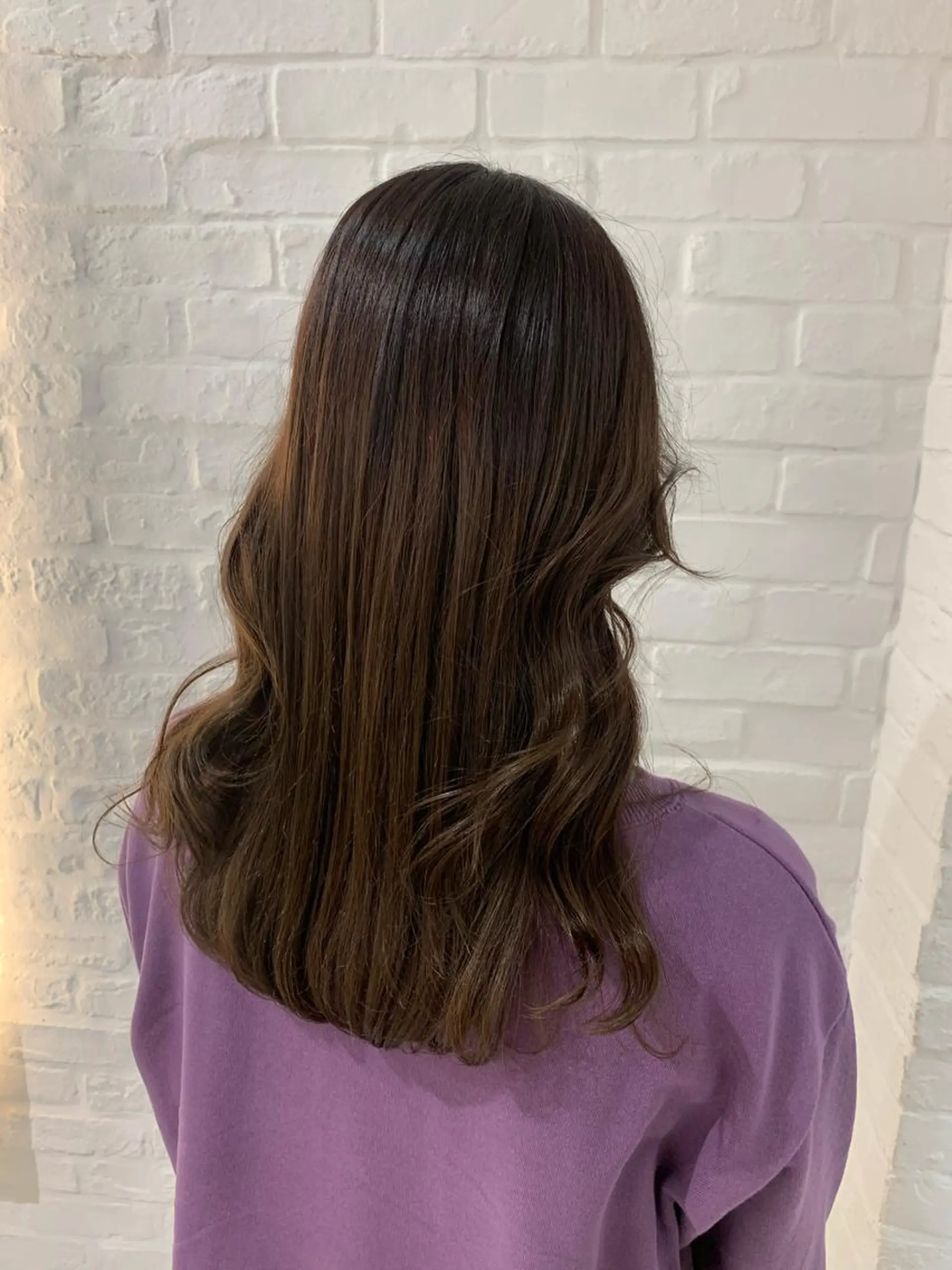 ロング カット ヘアカラー 最新韓国本場ヘア 🇰🇷榎本明日香のヘアスタイル