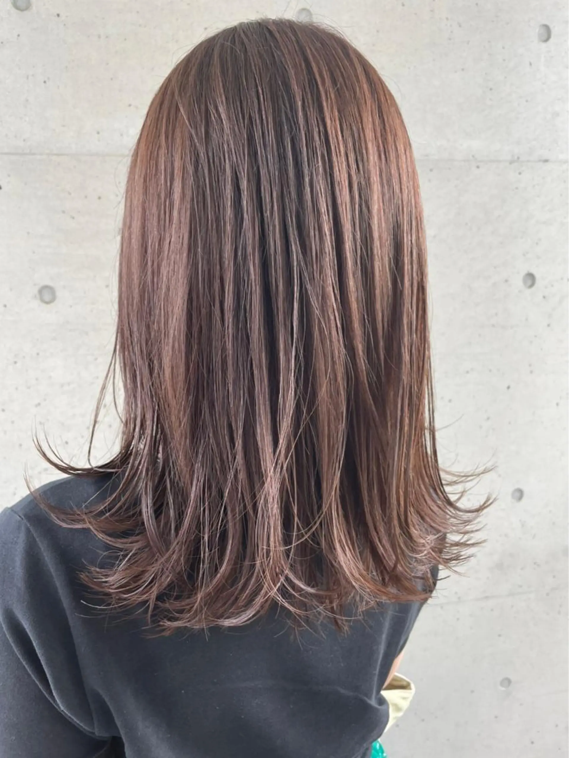ミディアム 伸ばしかけ カット ヘアカラー トリートメント ヘッドスパ ✨achieve hair ✨のヘアスタイル