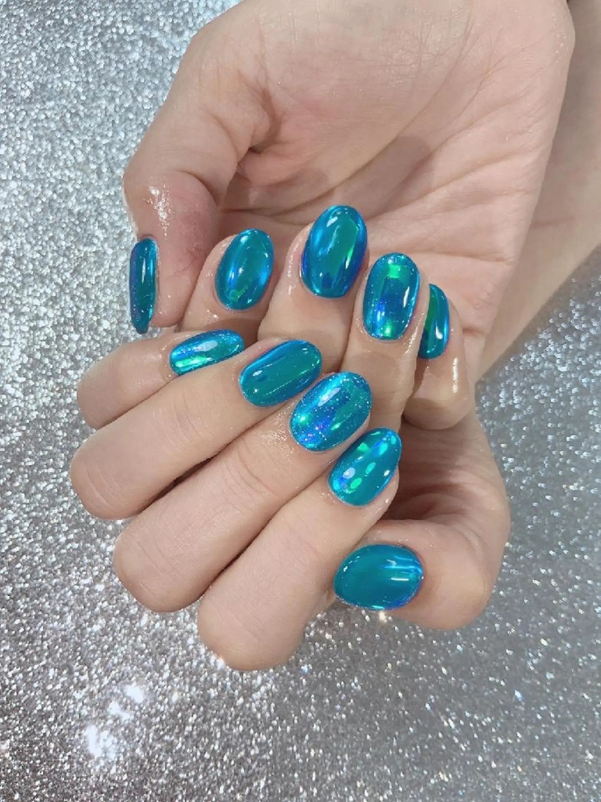ネイル 氷ネイル・うるうるネイル   MAKInailのネイルデザイン