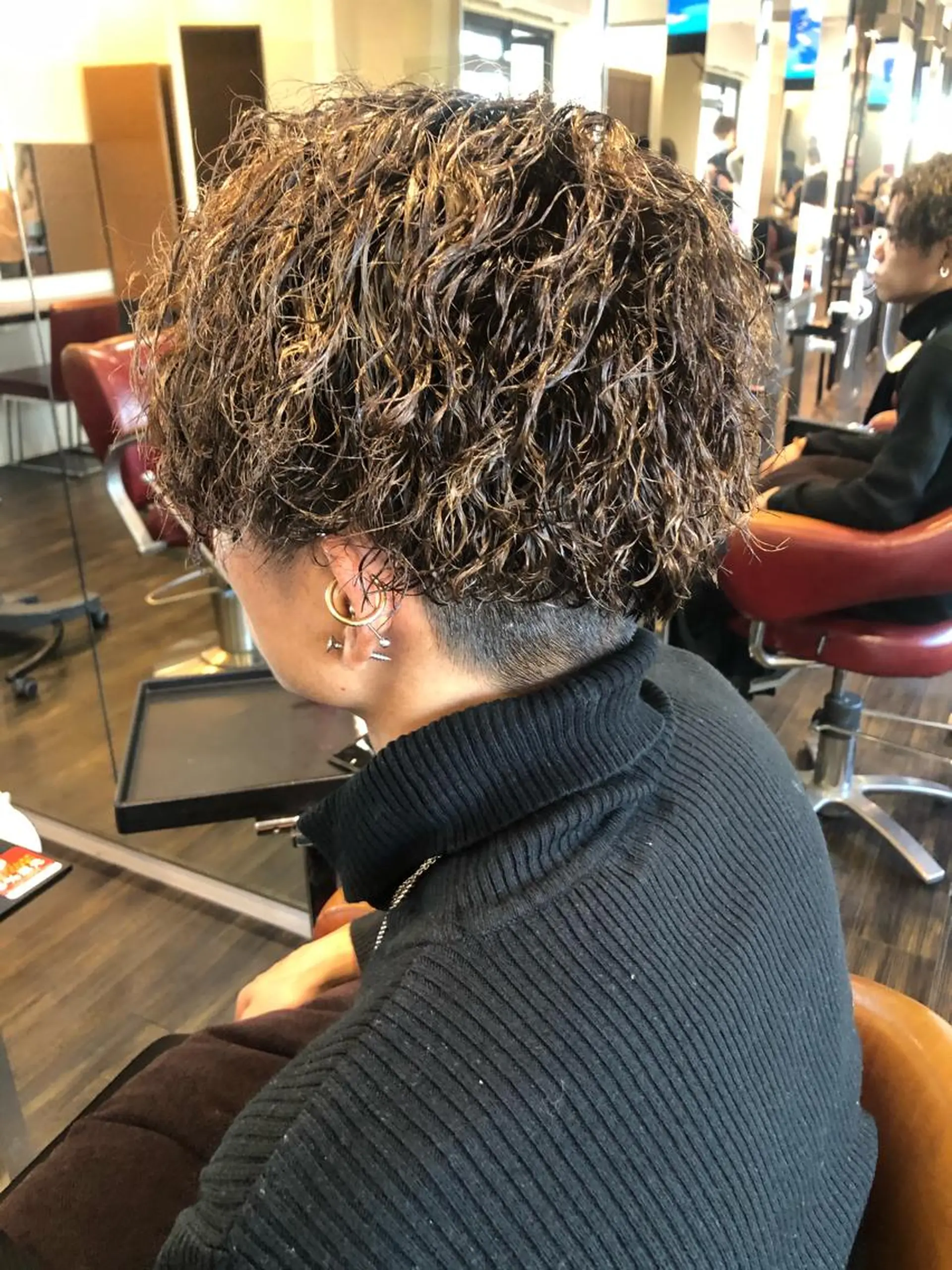 ミディアム カラー パーマ メンズ メンズスタイル /メンズパーマ/須藤のヘアスタイル