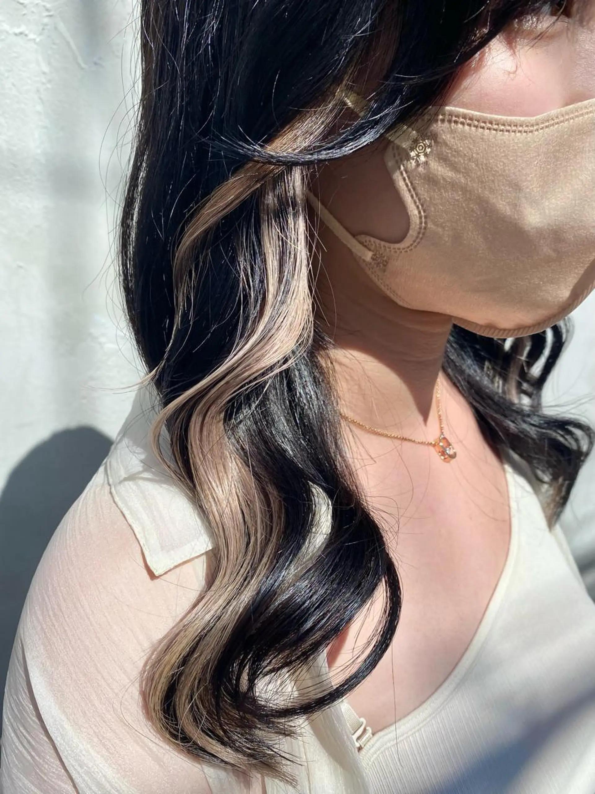 ロング カラー インナーカラー ヘアカラー 博多美容室♡ 髪質改善/艶カラーのヘアスタイル