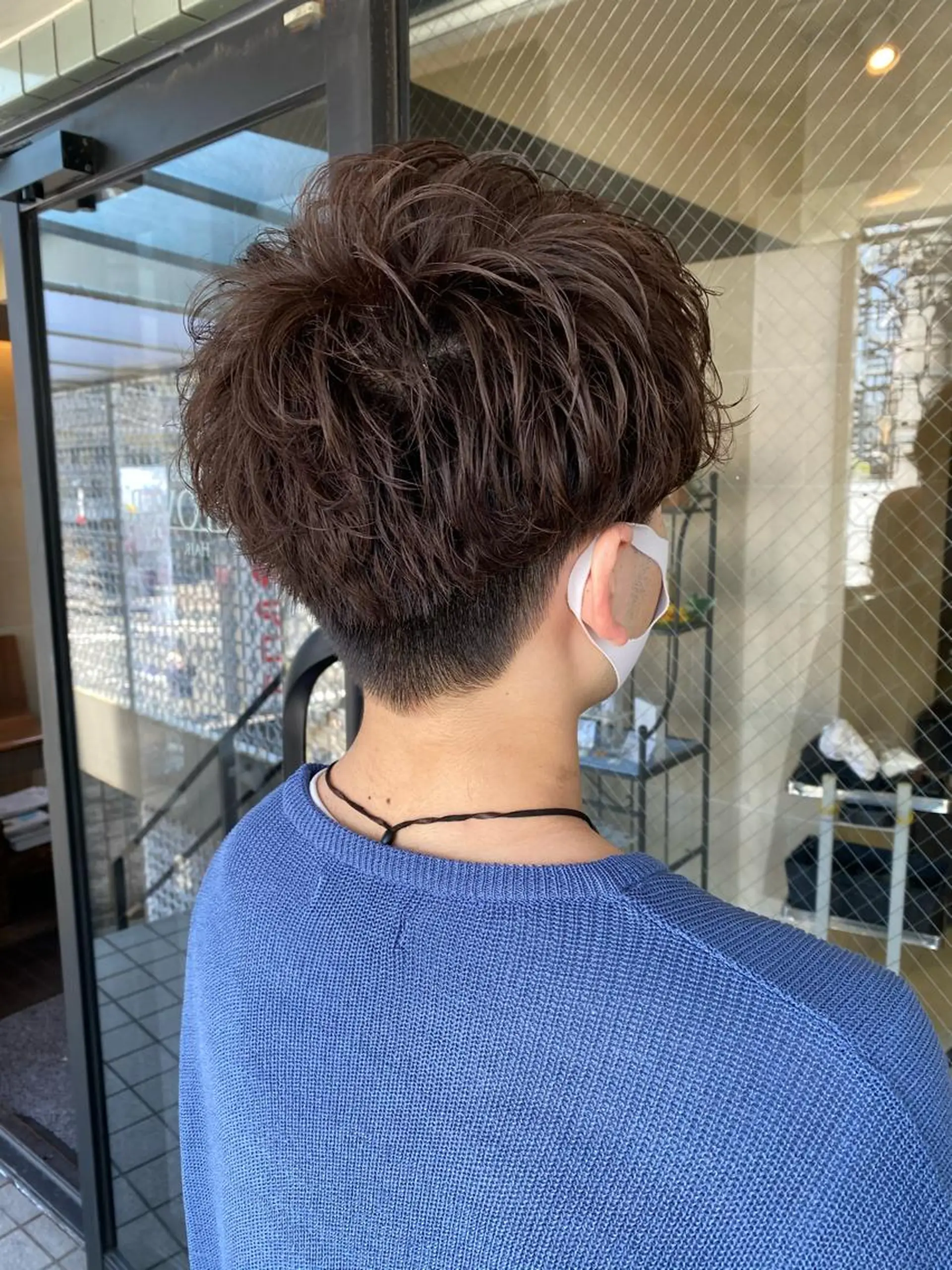 メンズ メンズパーマ カット パーマ Happiness河原町店所属・進 詩織のヘアスタイル