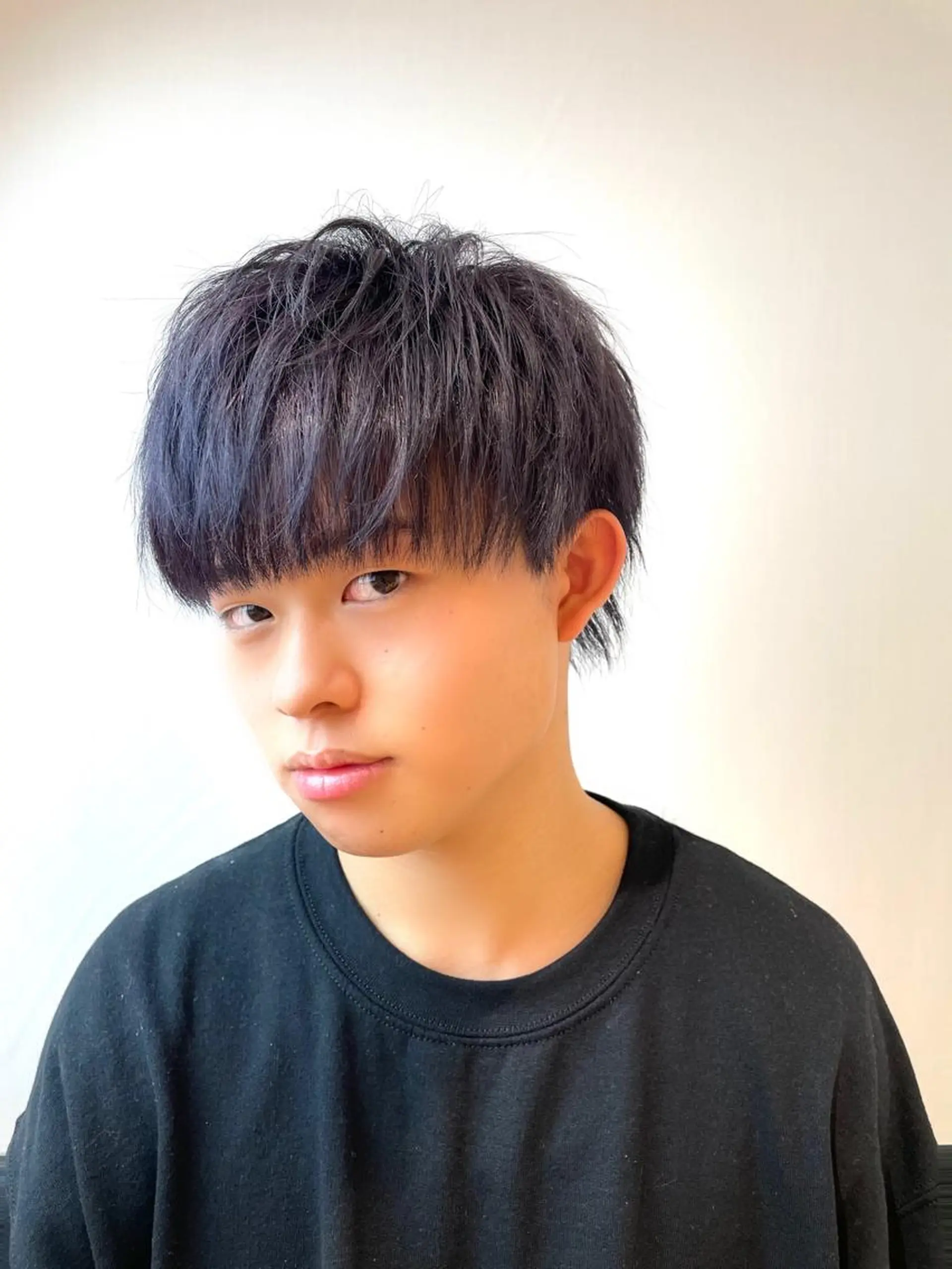 メンズ マッシュウルフ マッシュ メンズウルフカット ウルフカット カット ヘアカラー トリートメント IwAsh中山所属・✂︎メンズバレイ ヤージュ✂︎露木智也のヘアスタイル