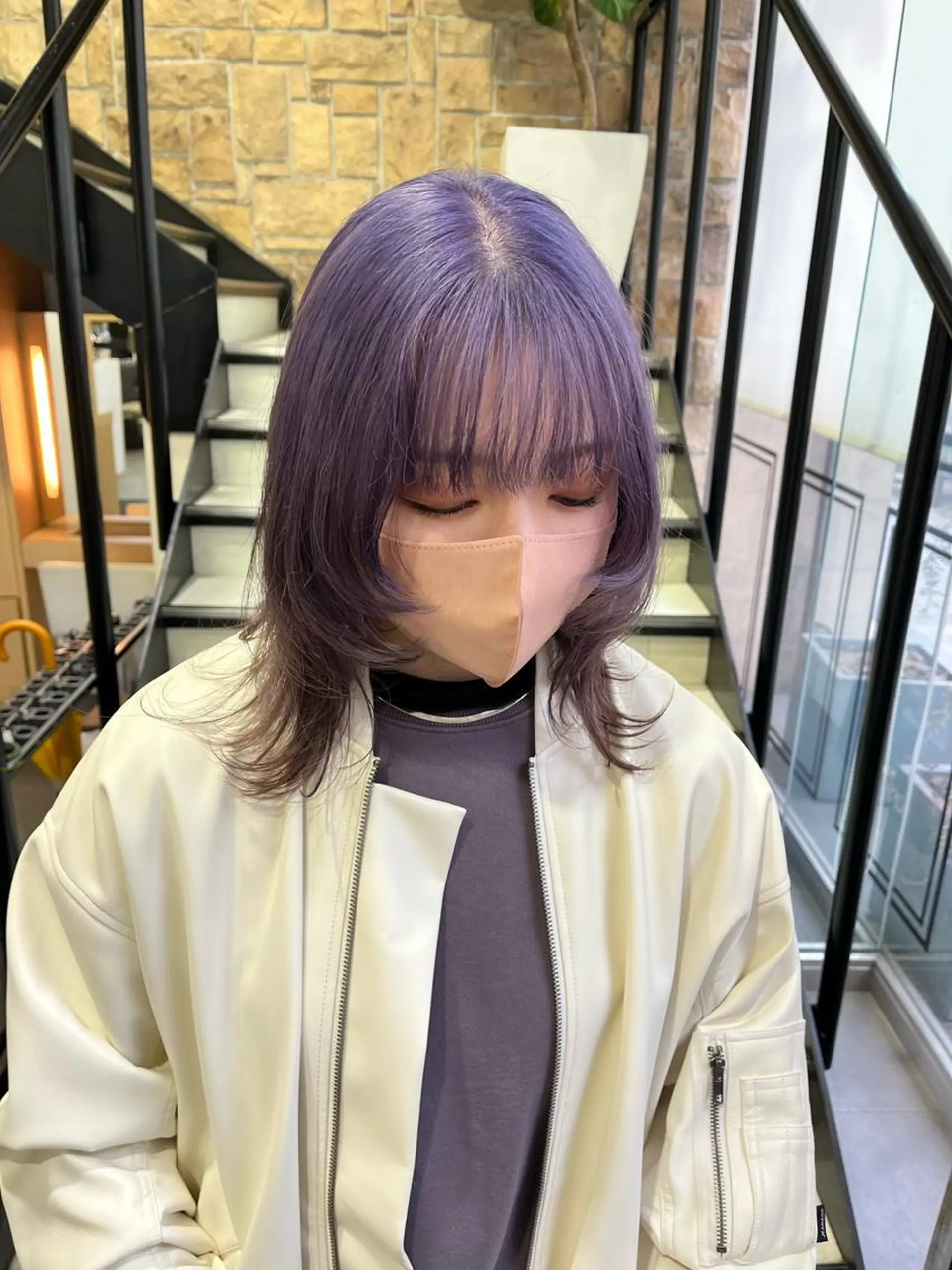 カラー 海外girl🤎 透明感ベージュmaoのヘアスタイル