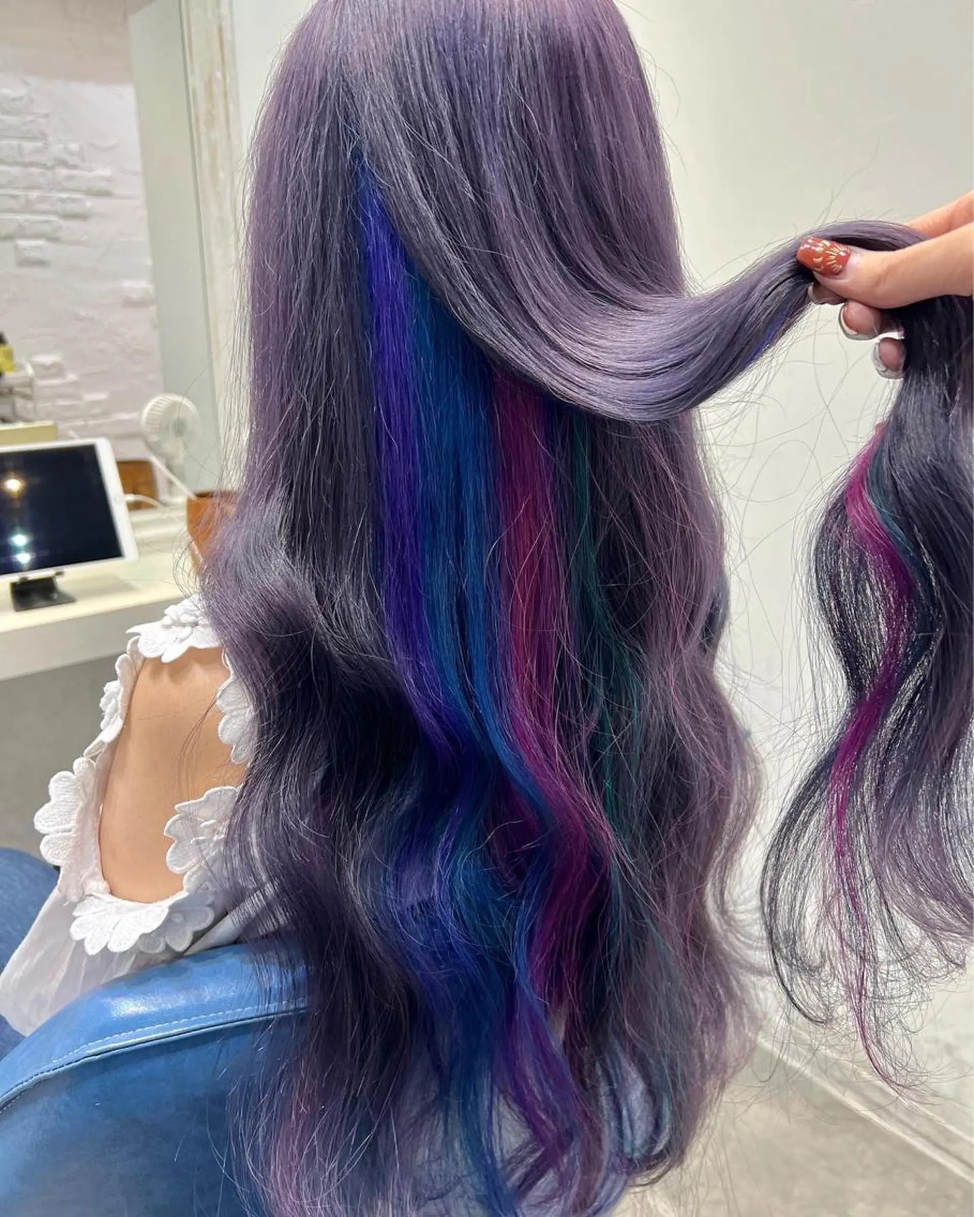 ロング カラー ヘアカラー uros.所属・メンズパーマ/ エクステ🌞セナのヘアスタイル