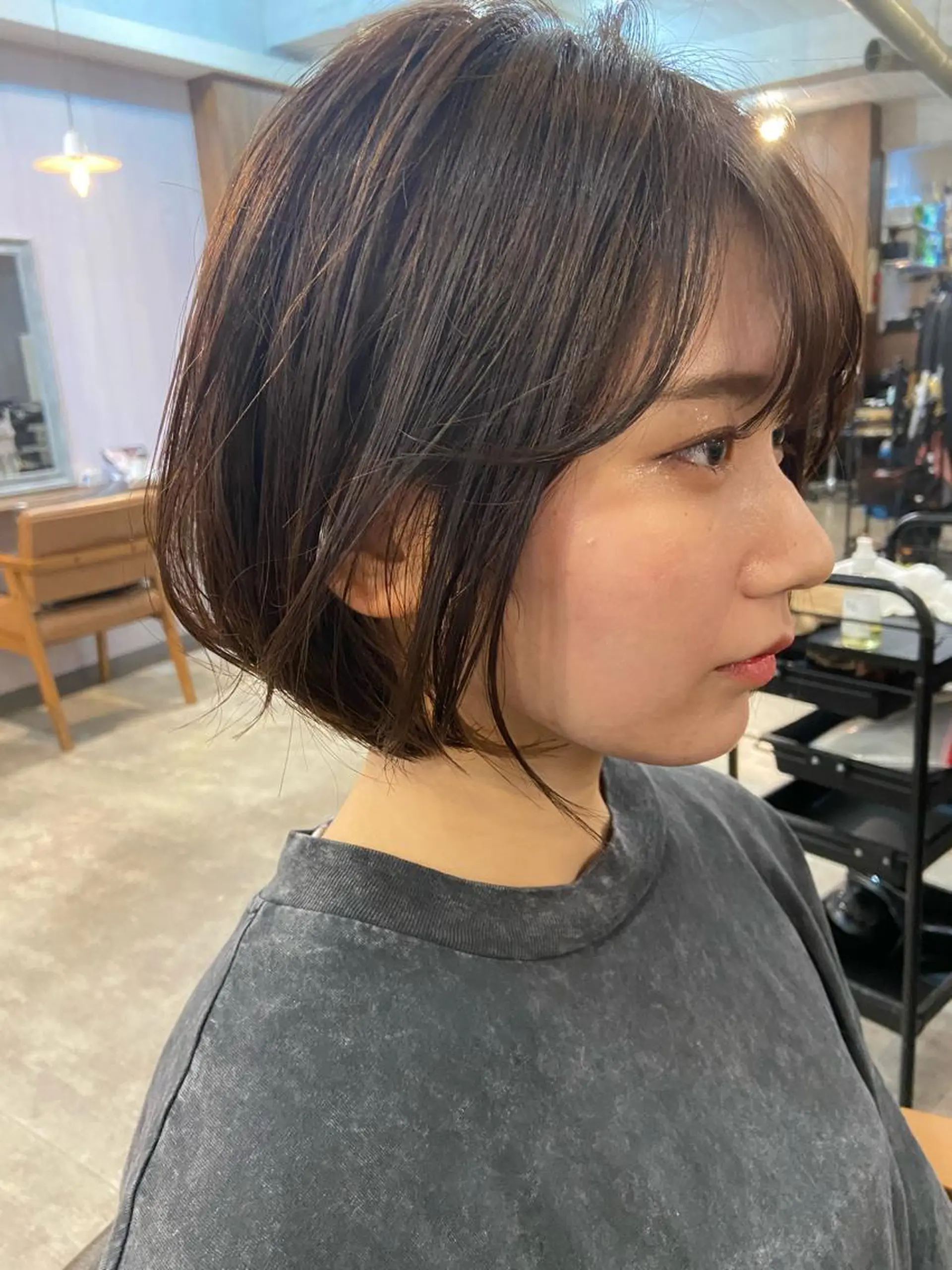 ショート カット トリートメント nao𓂃☁️🩵 髪質改善/艶髪のヘアスタイル