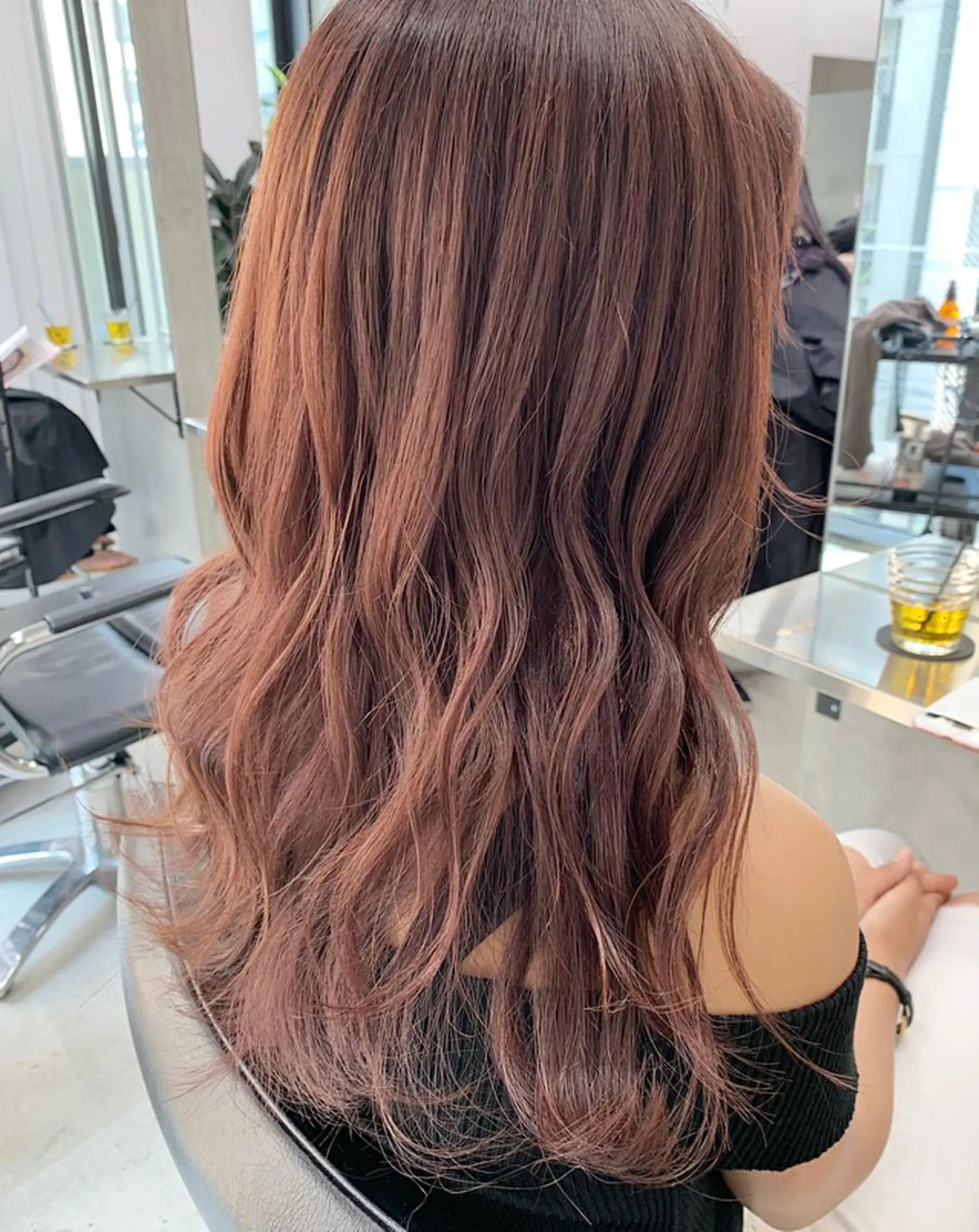 ロング カラー ピンクカラー ヘアカラー トリートメント ✨カラー指名 No.1✨keitaのヘアスタイル