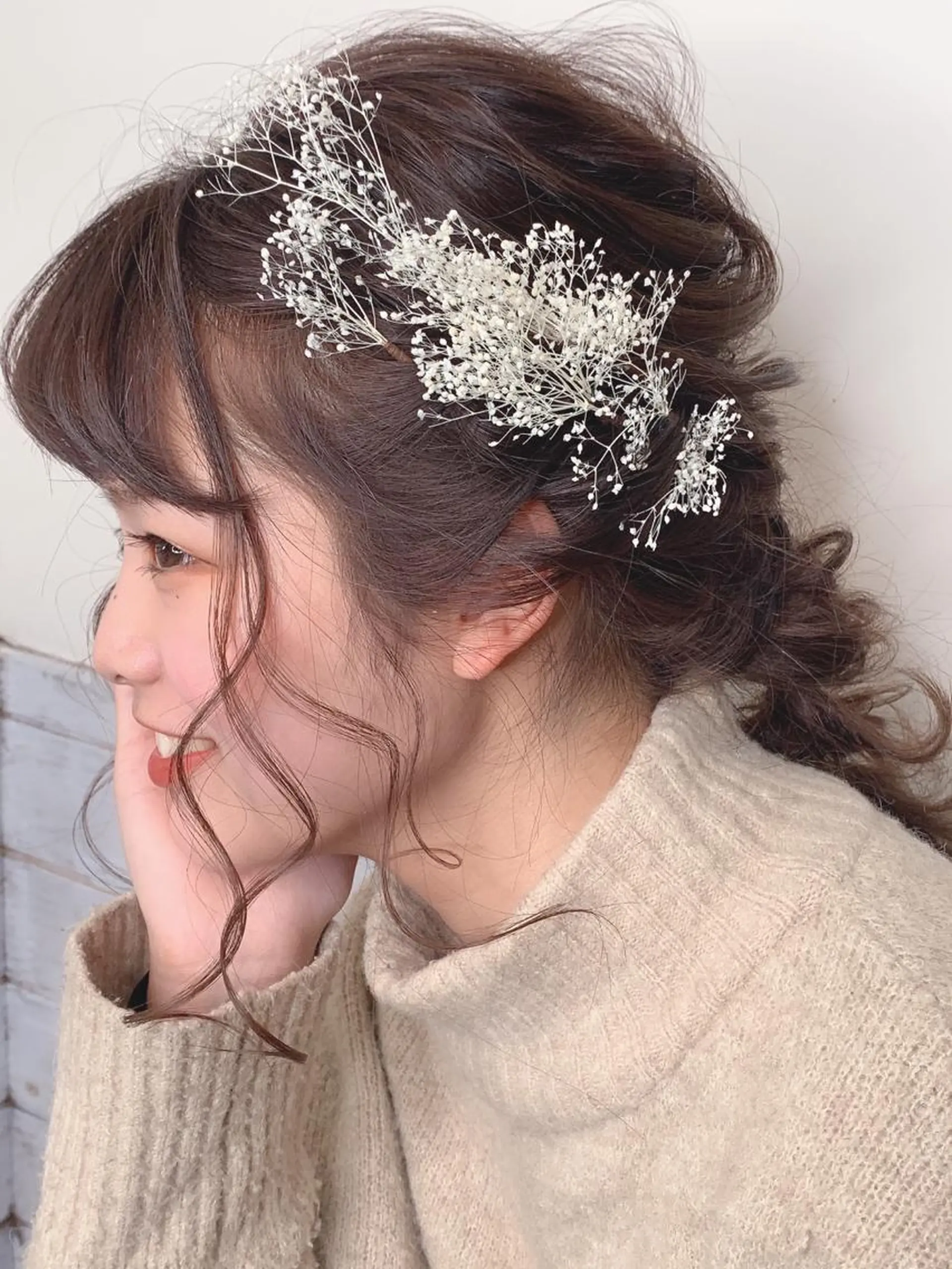 セミロング ヘアアレンジ 櫛部洸貴/ 髪質改善カラーのヘアスタイル