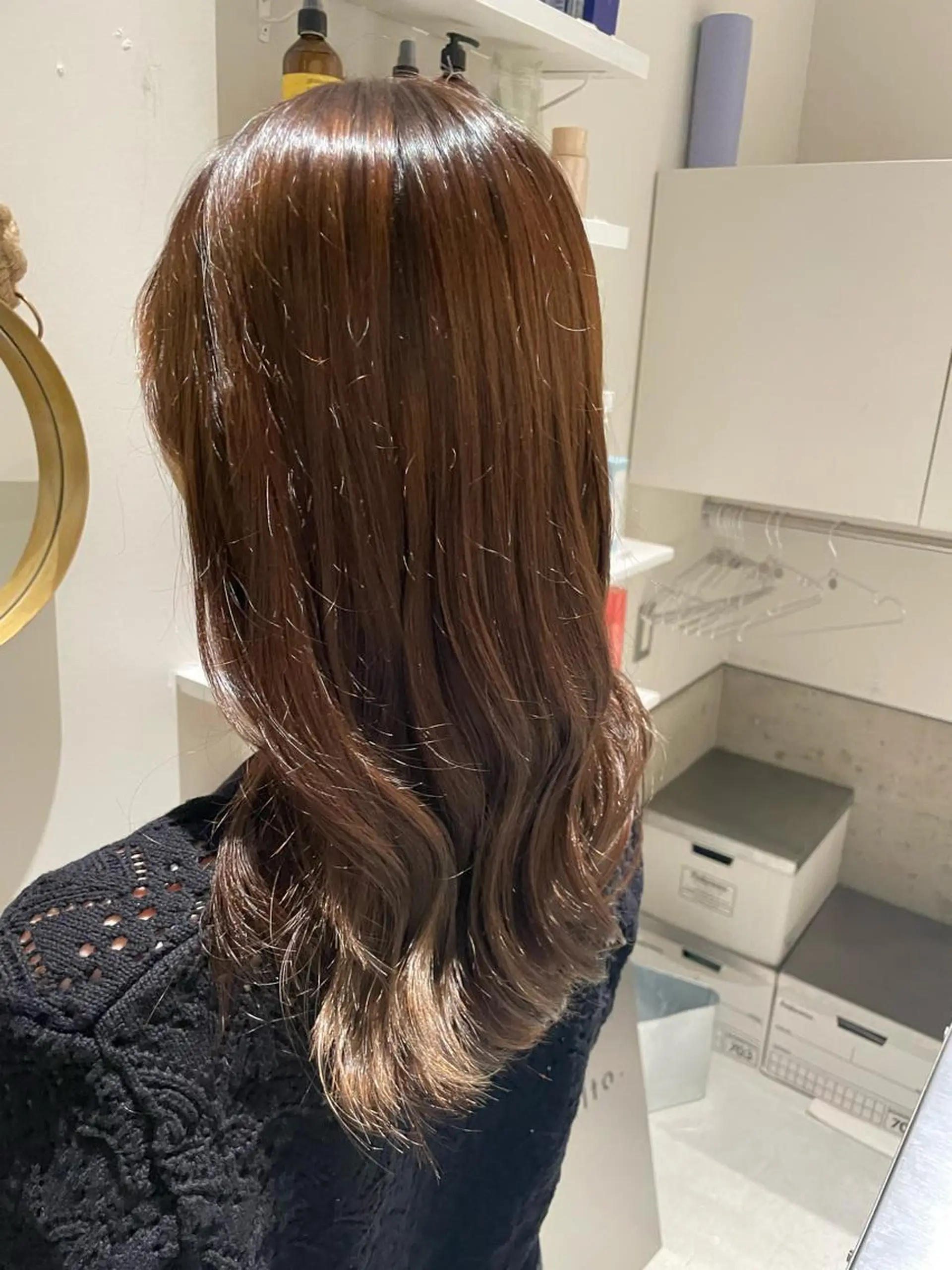 セミロング カラー ヘアアレンジ kilto.きょうか 🍑カットモデル🍑のヘアスタイル