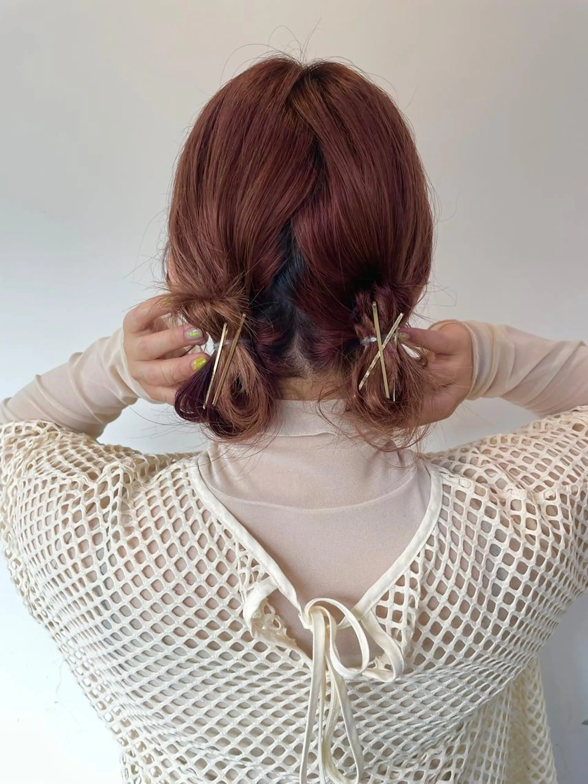 セミロング ヘアアレンジ silo所属・silo MOKA 顔周りカット🦦のヘアスタイル