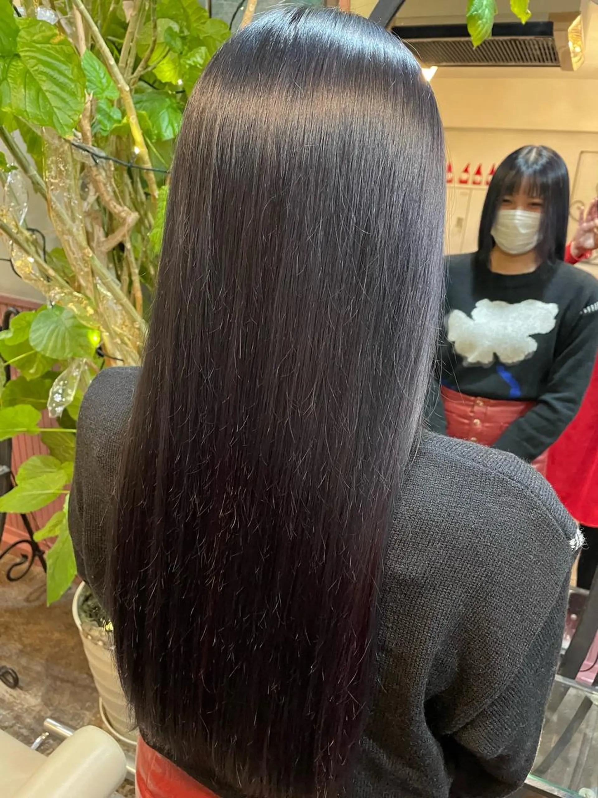 ロング カラー パーマ ヘアアレンジ メンズ アイブロウ ヘアカラー トリートメント ヘアセット 表参道Lise おおいしおりのヘアスタイル