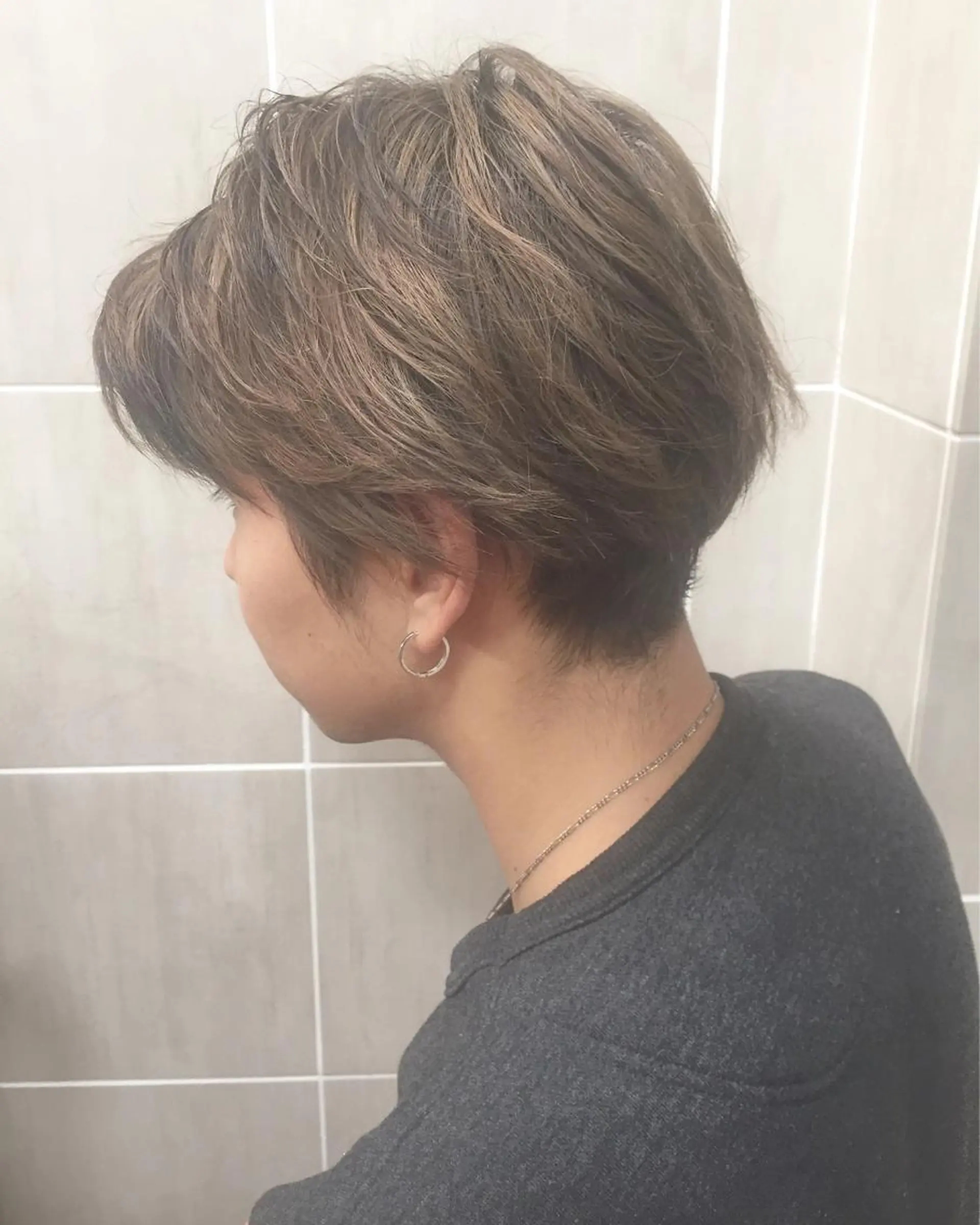 ショート カラー カット ヘアカラー 齋藤 咲のヘアスタイル