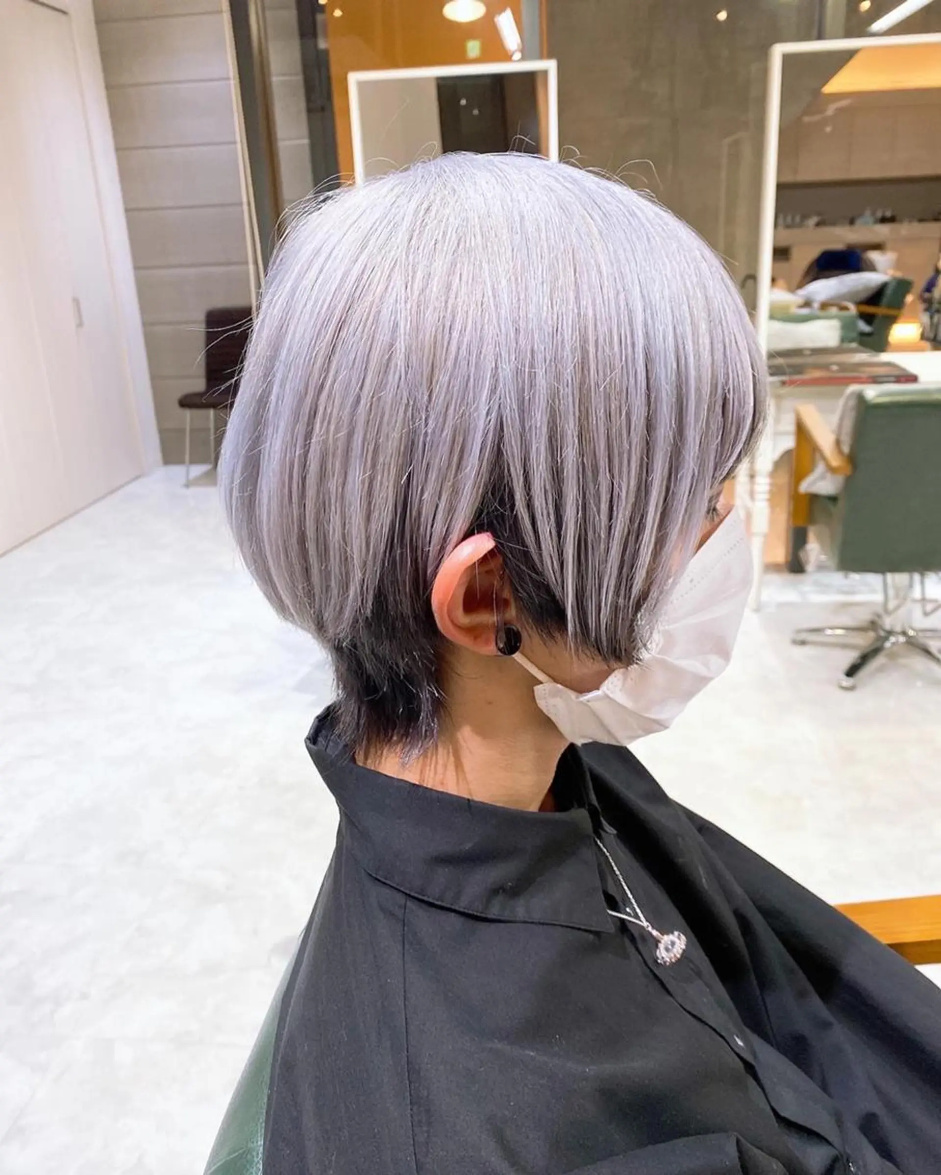 ショート カラー ヘアアレンジ メンズ メンズブリーチ メンズ韓国風 韓国マッシュ マッシュ ツーブロック 𝐑𝐈𝐍𝐊𝐀 🐷🖤のヘアスタイル