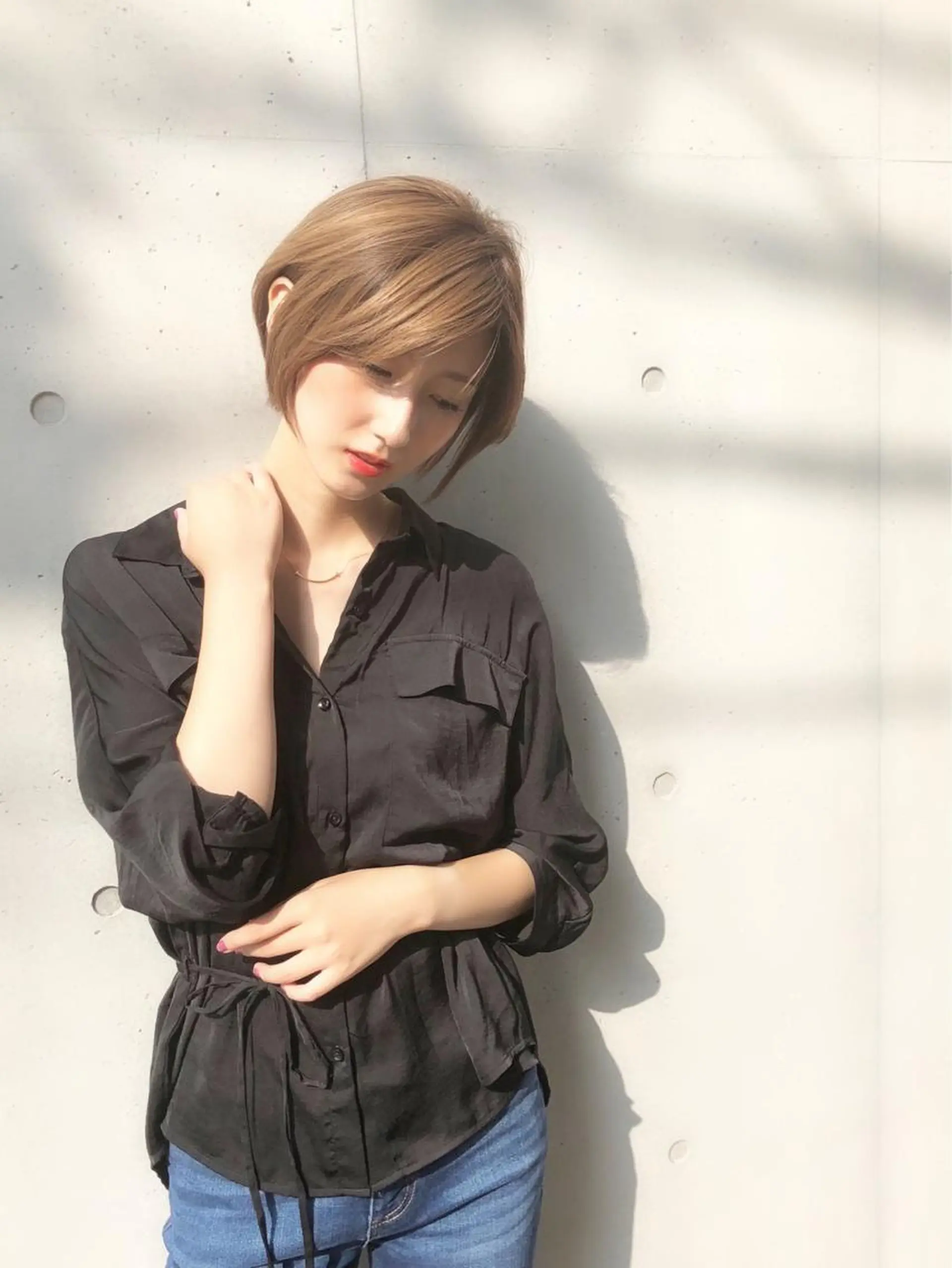ショート 岡山 亮介のヘアスタイル