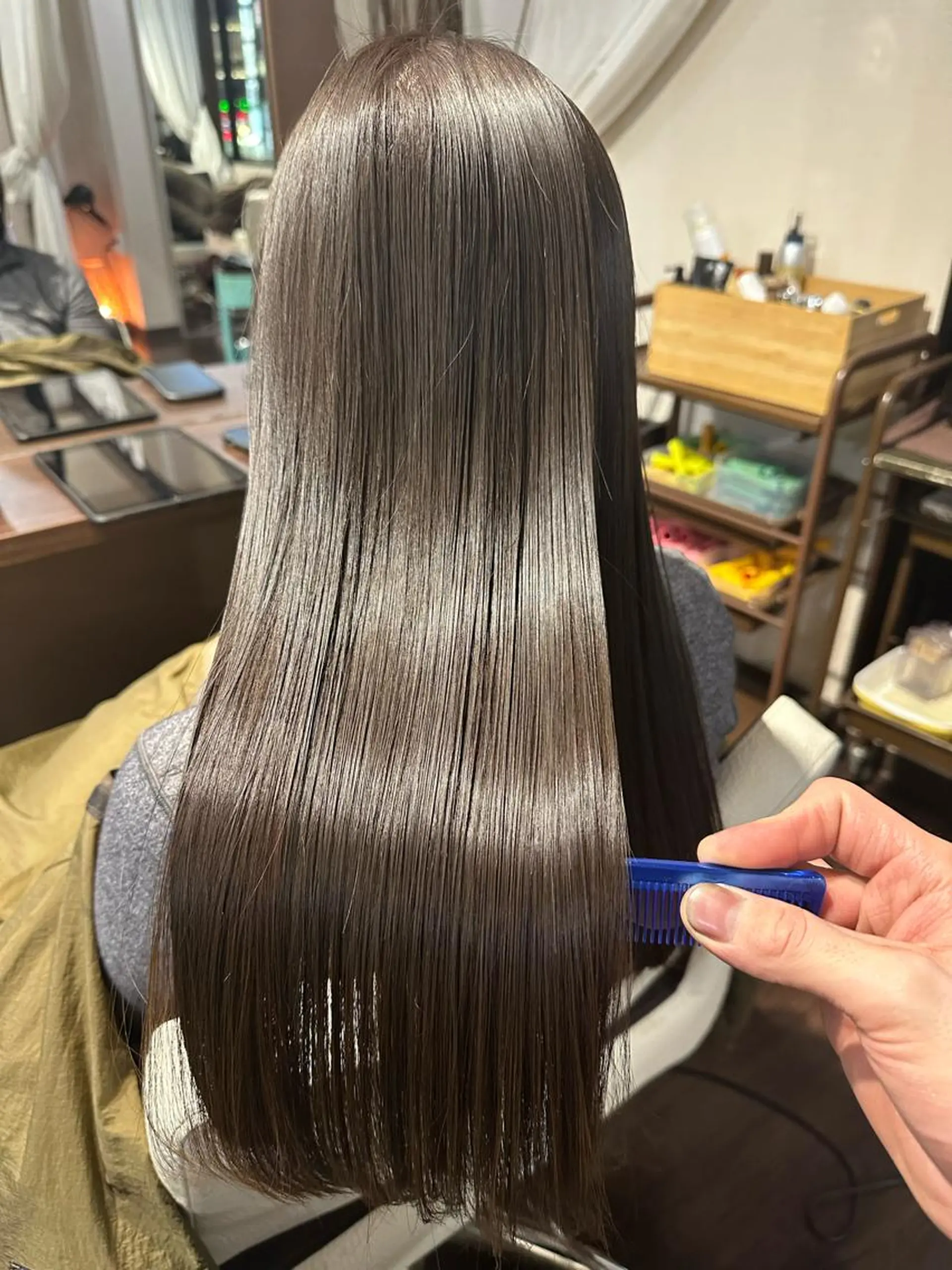 ロング カラー カット ヘアカラー トリートメント ヘッドスパ youres hair 東口店所属・🌸ULTOWA🌸 髪質改善/縮毛/店長のヘアスタイル