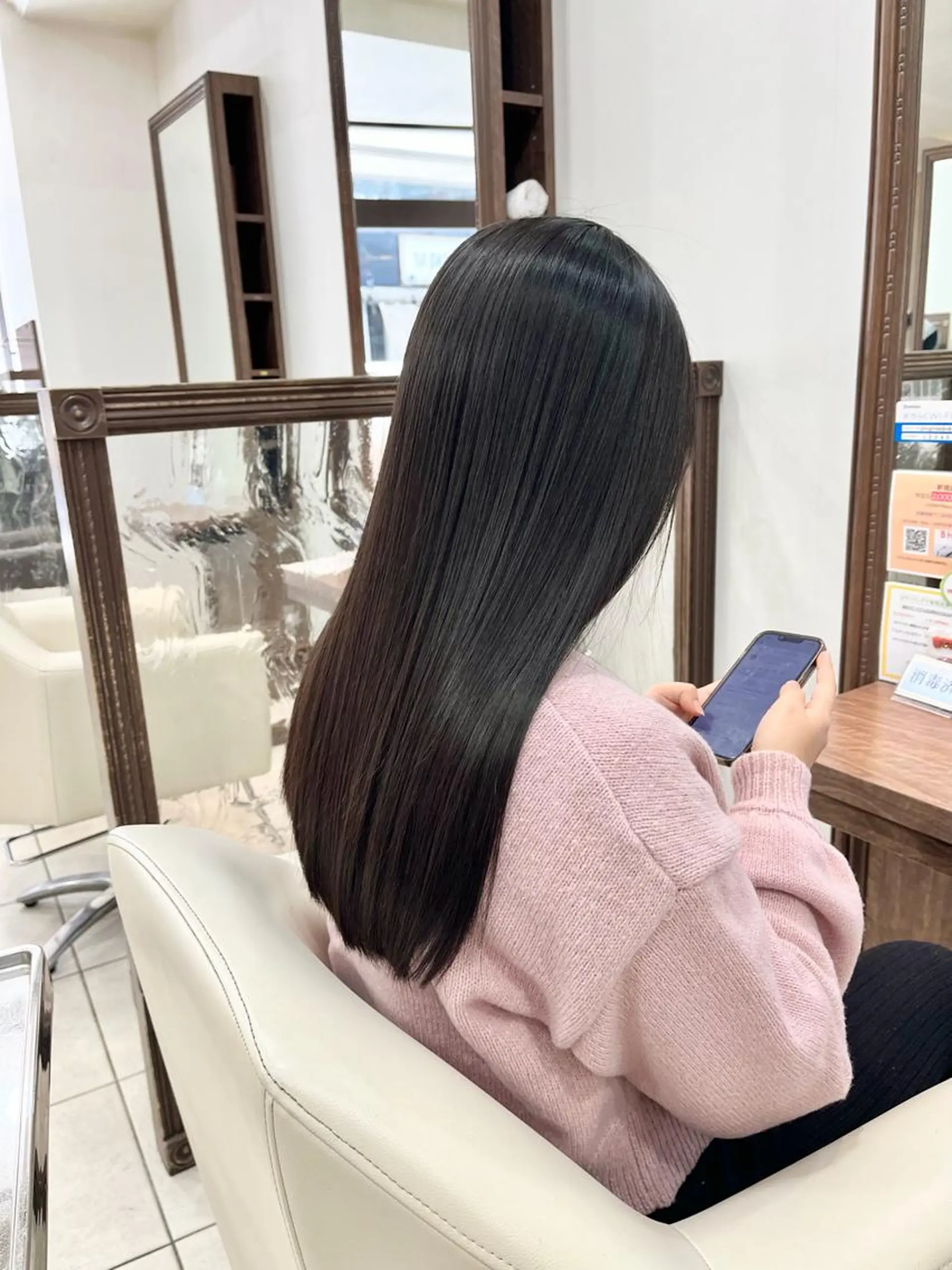 ロング カラー ブリーチ くせ毛 伸ばしかけ 髪質改善 縮毛矯正 カット 縮毛矯正 トリートメント ✨髪質改善・縮毛矯正 専門美容室マーベルのヘアスタイル