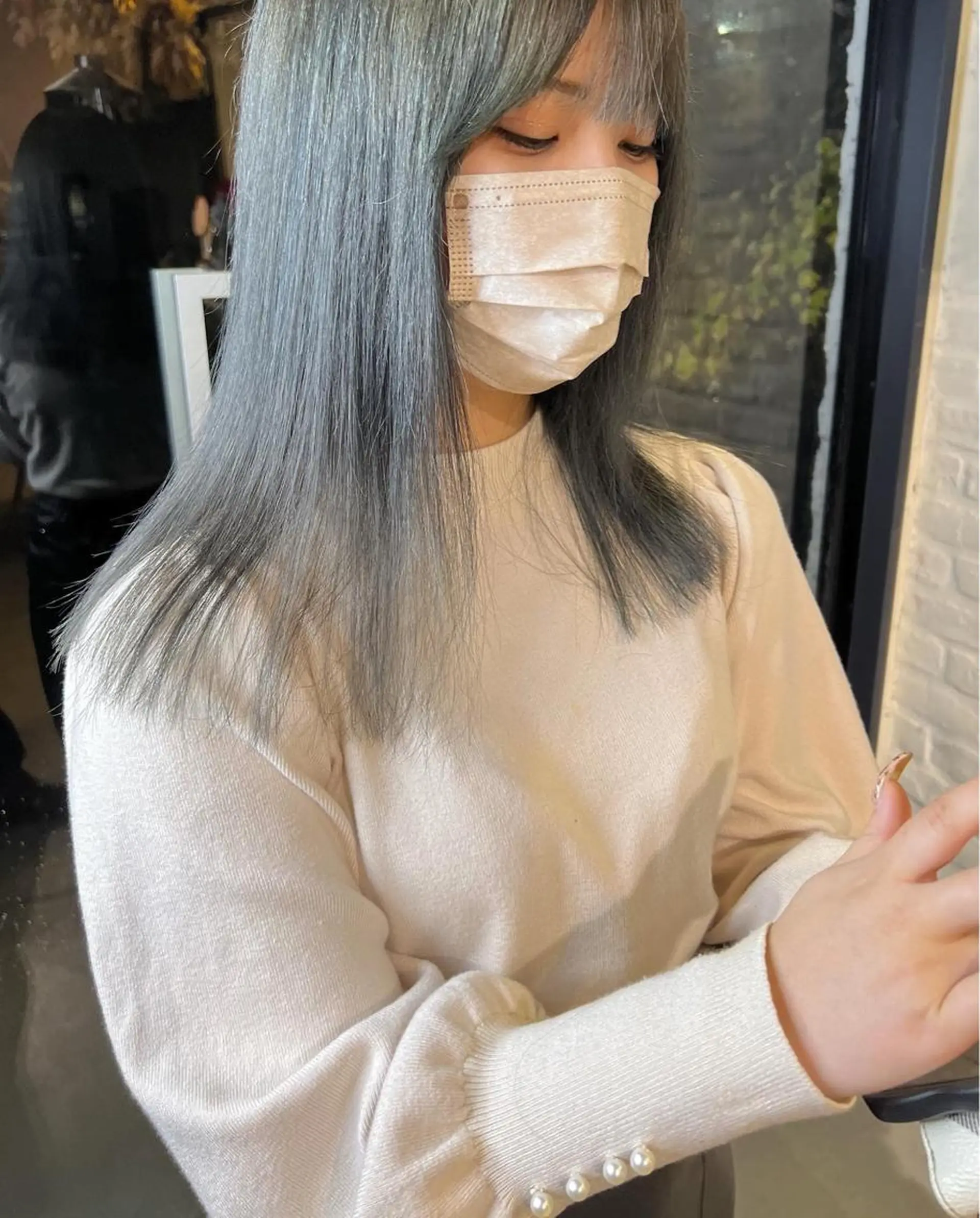 ミディアム 池本 勇大のヘアスタイル