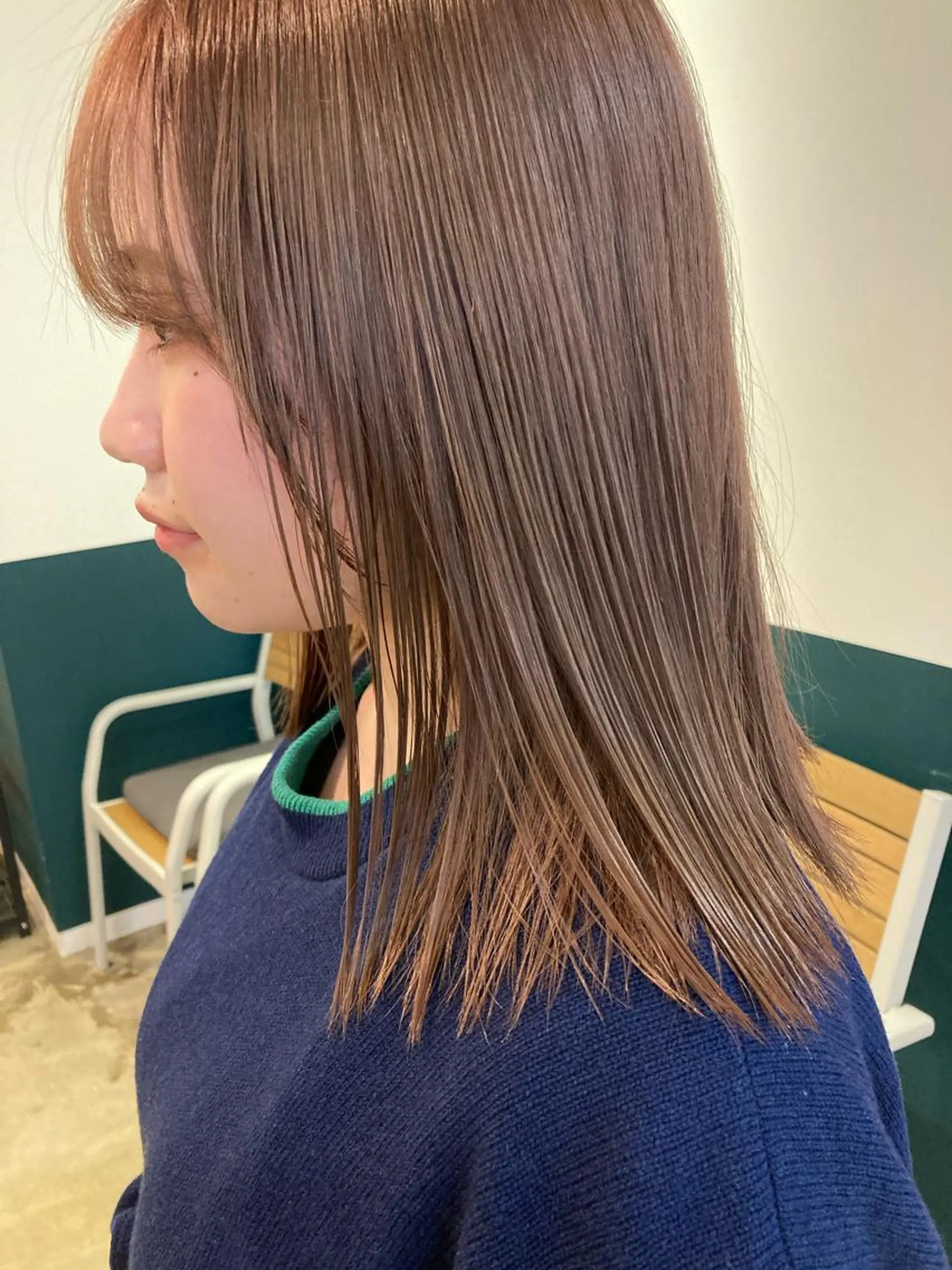 ミディアム ヘアカラー カラーリスト菅野 竜矢🌈のヘアスタイル