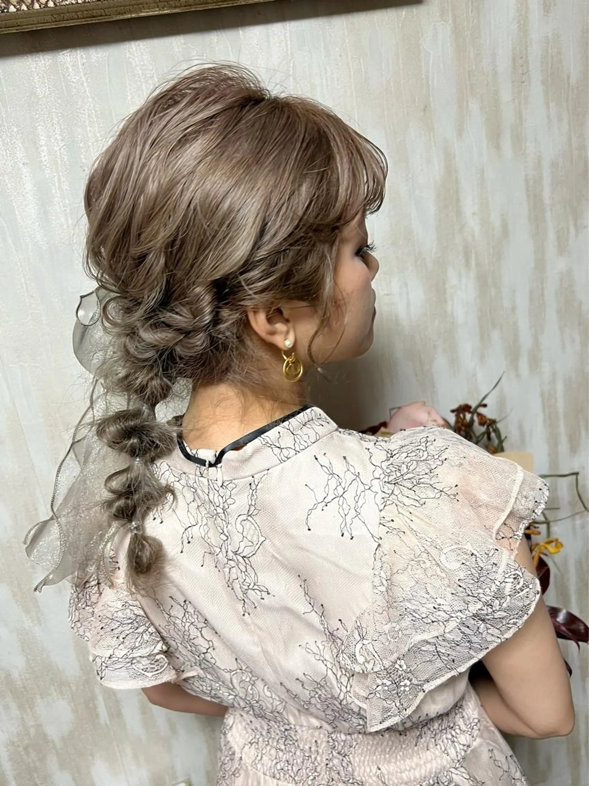 カラー ヘアアレンジ 得本 ゆきのヘアスタイル