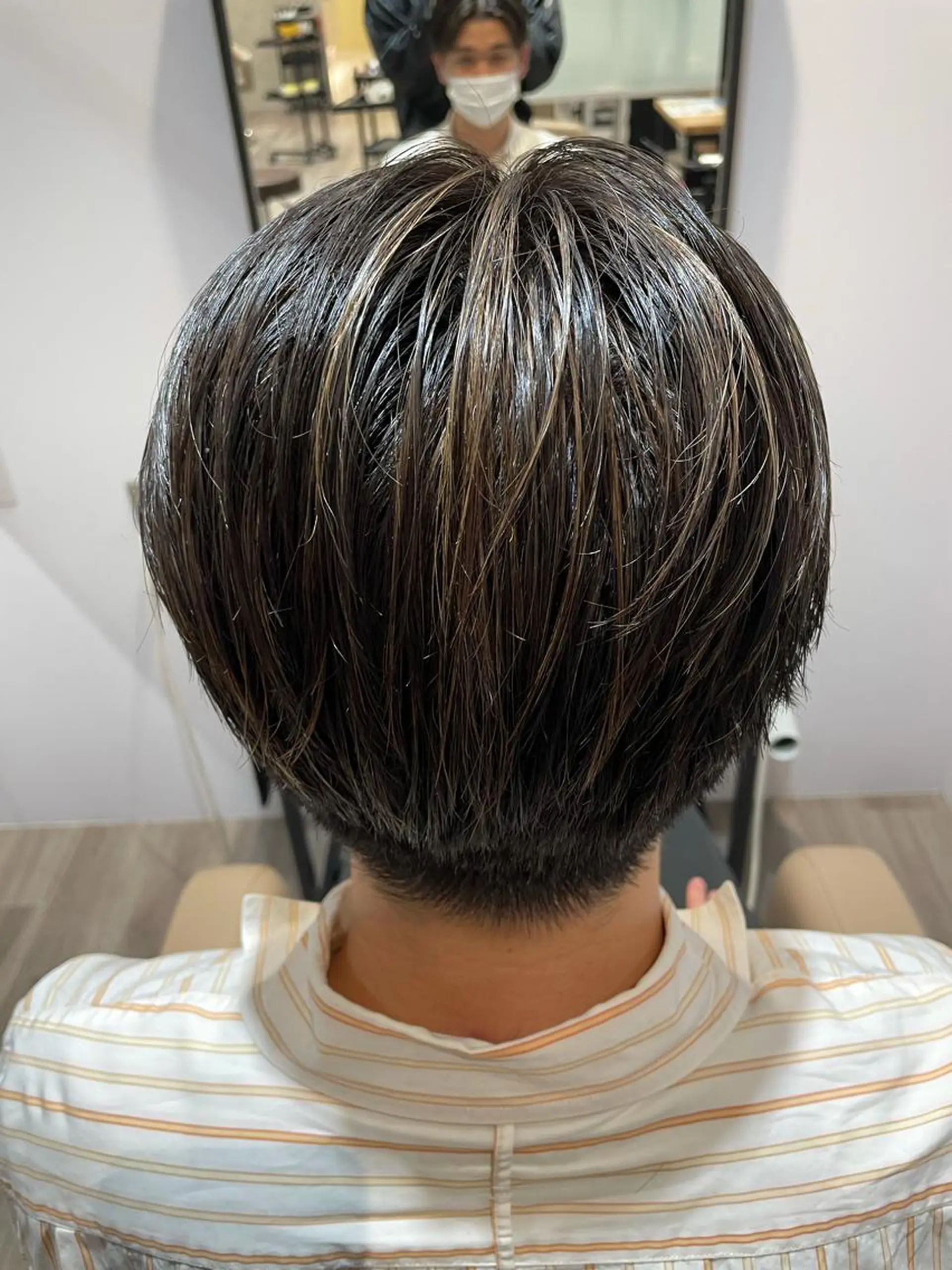 ショート カラー メンズ EARTHセンター南店所属・宮澤 理久のヘアスタイル
