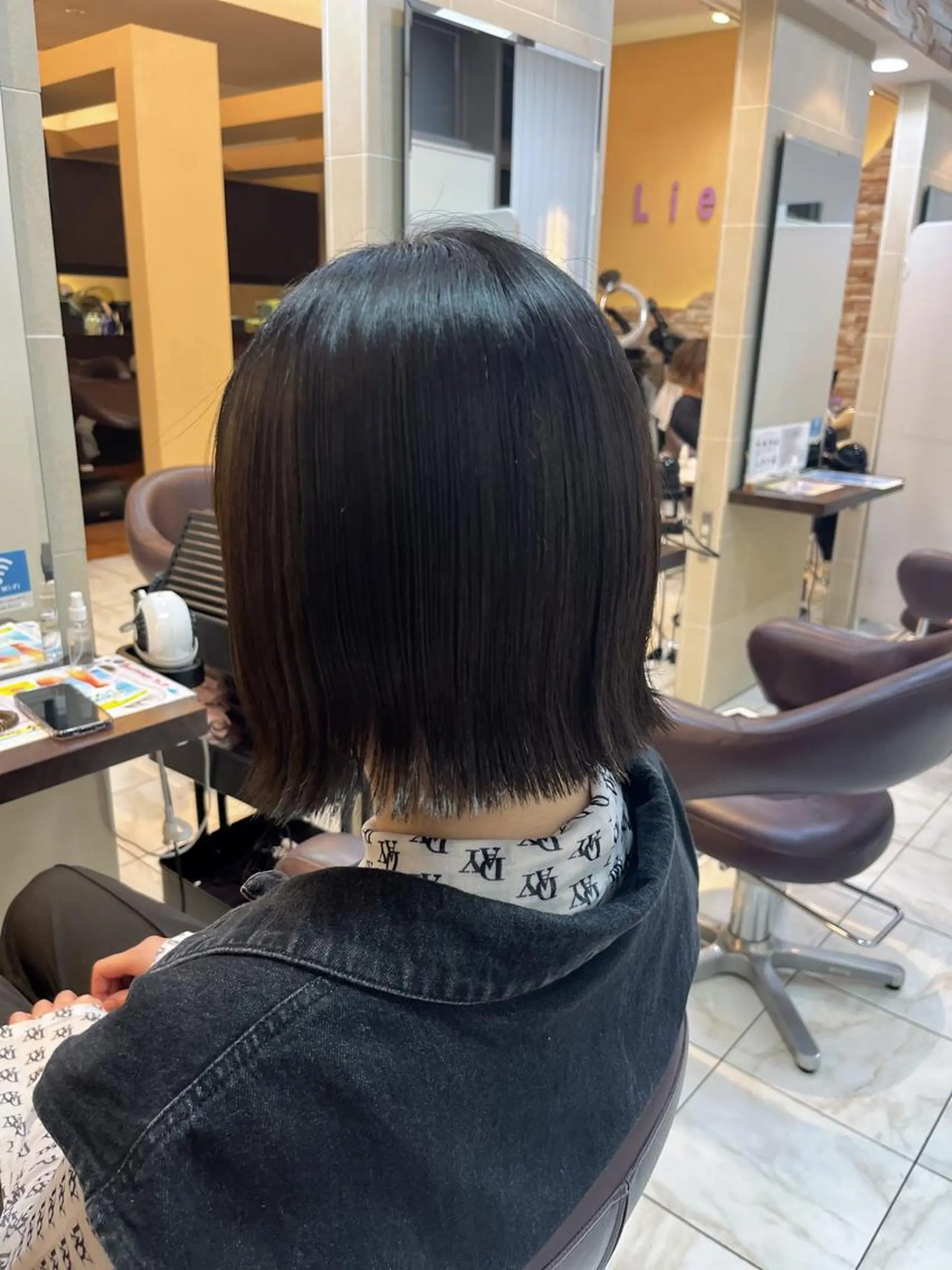 ショート 切りっぱなしボブ ボブ ボブ/arie ⠀ ⠀ ⠀のヘアスタイル