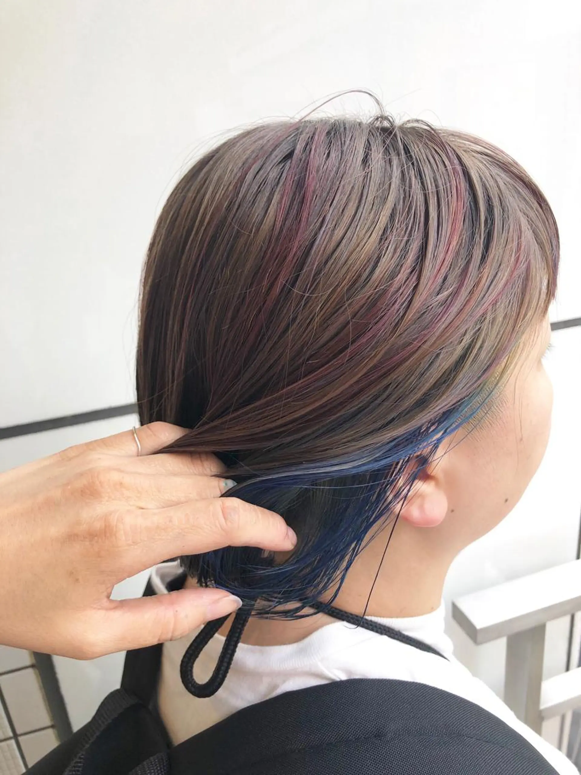 ショート カラー デザインカラー ベージュカラー❤︎ 伊藤なつみのヘアスタイル