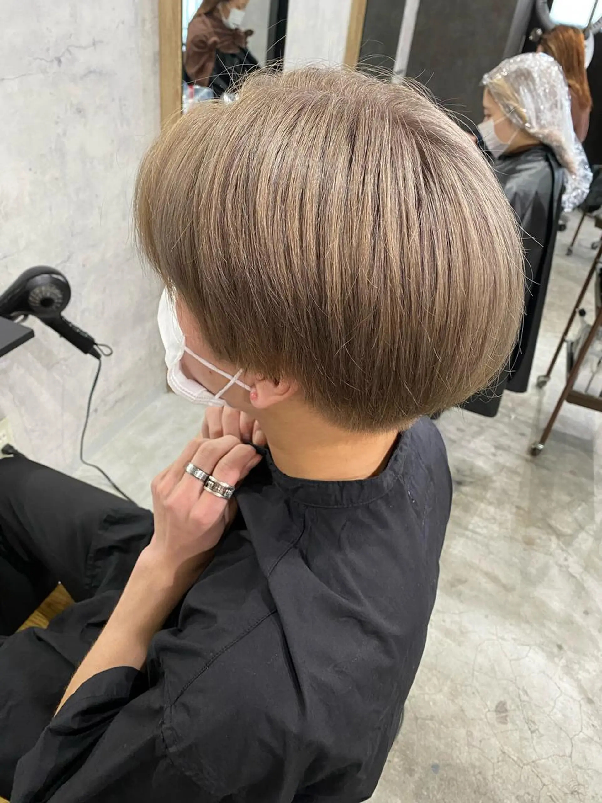 カラー メンズ Liberte  渋谷所属・🫧マンツーマン🫧 手塚奨のヘアスタイル