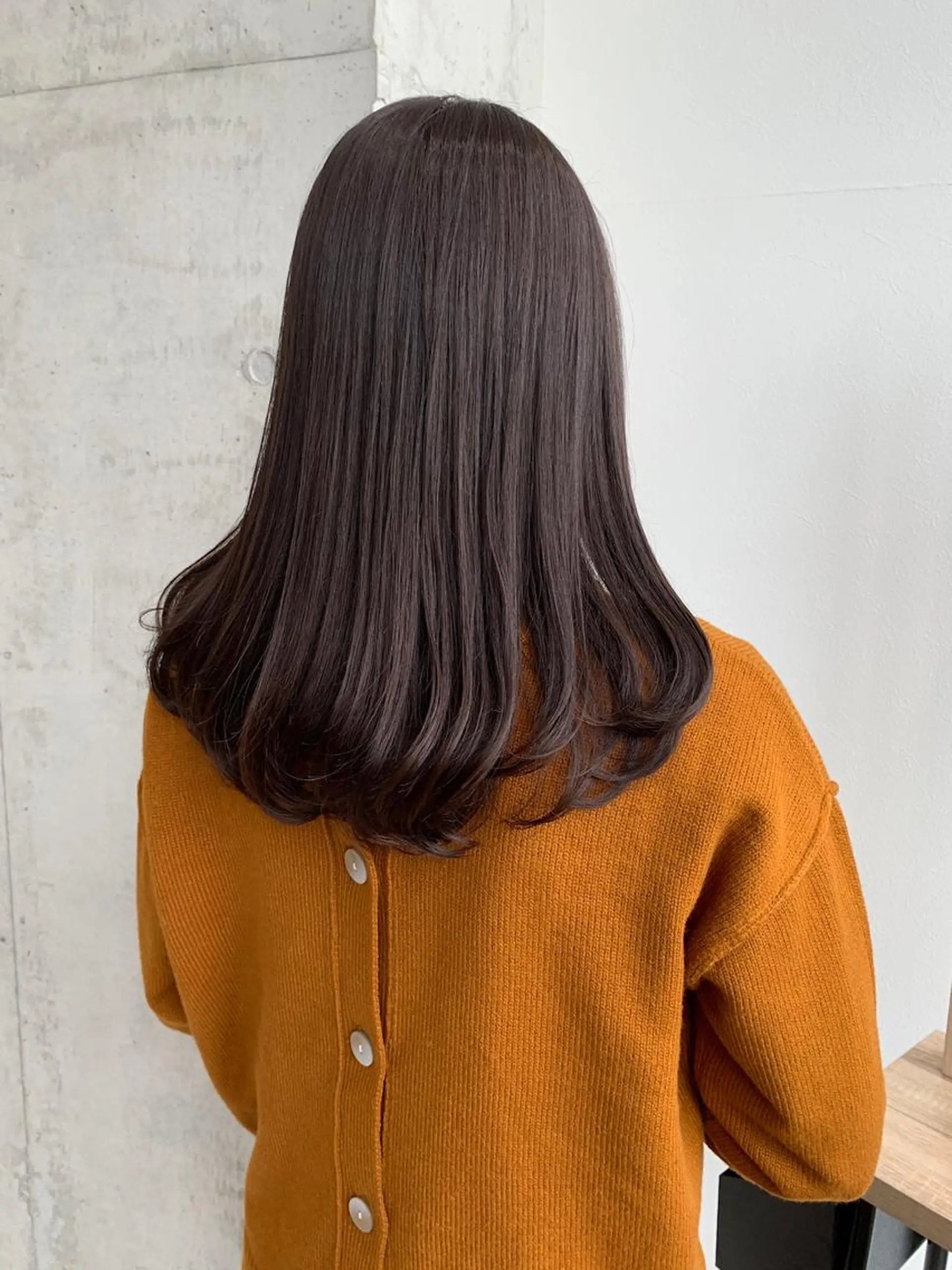 セミロング カラー ブラウンカラー ラベンダーカラー ラベンダーブラウン ヘアカラー トリートメント DUMBO所属・【完全マンツー 恵比寿】佐藤 翔のヘアスタイル