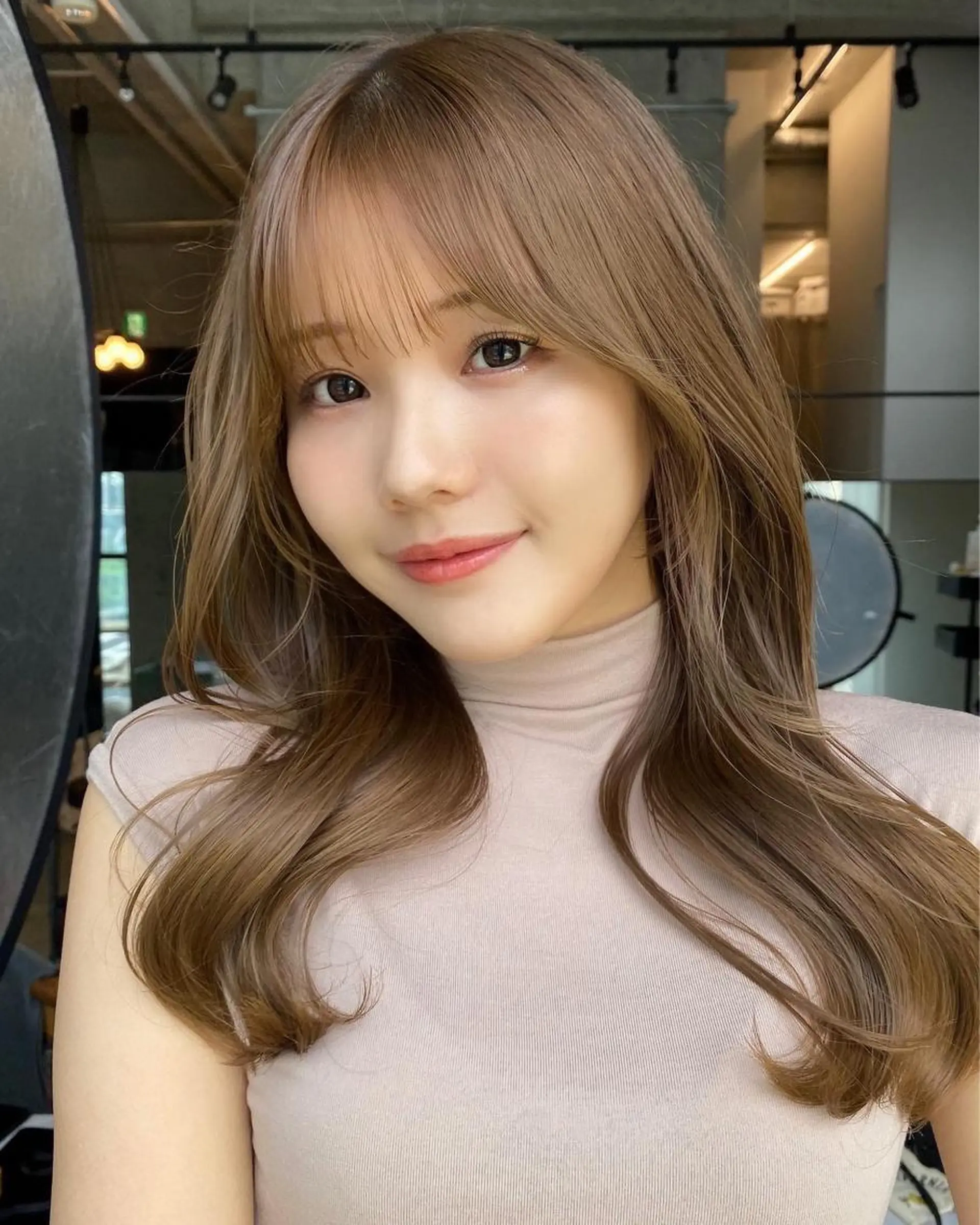 ロング カラー レイヤーカット カット ヘアカラー 縮毛矯正 トリートメント SALOWIN原宿AROA店所属・顔まわり神カット✂︎ 齋藤雄大【表参道】のヘアスタイル