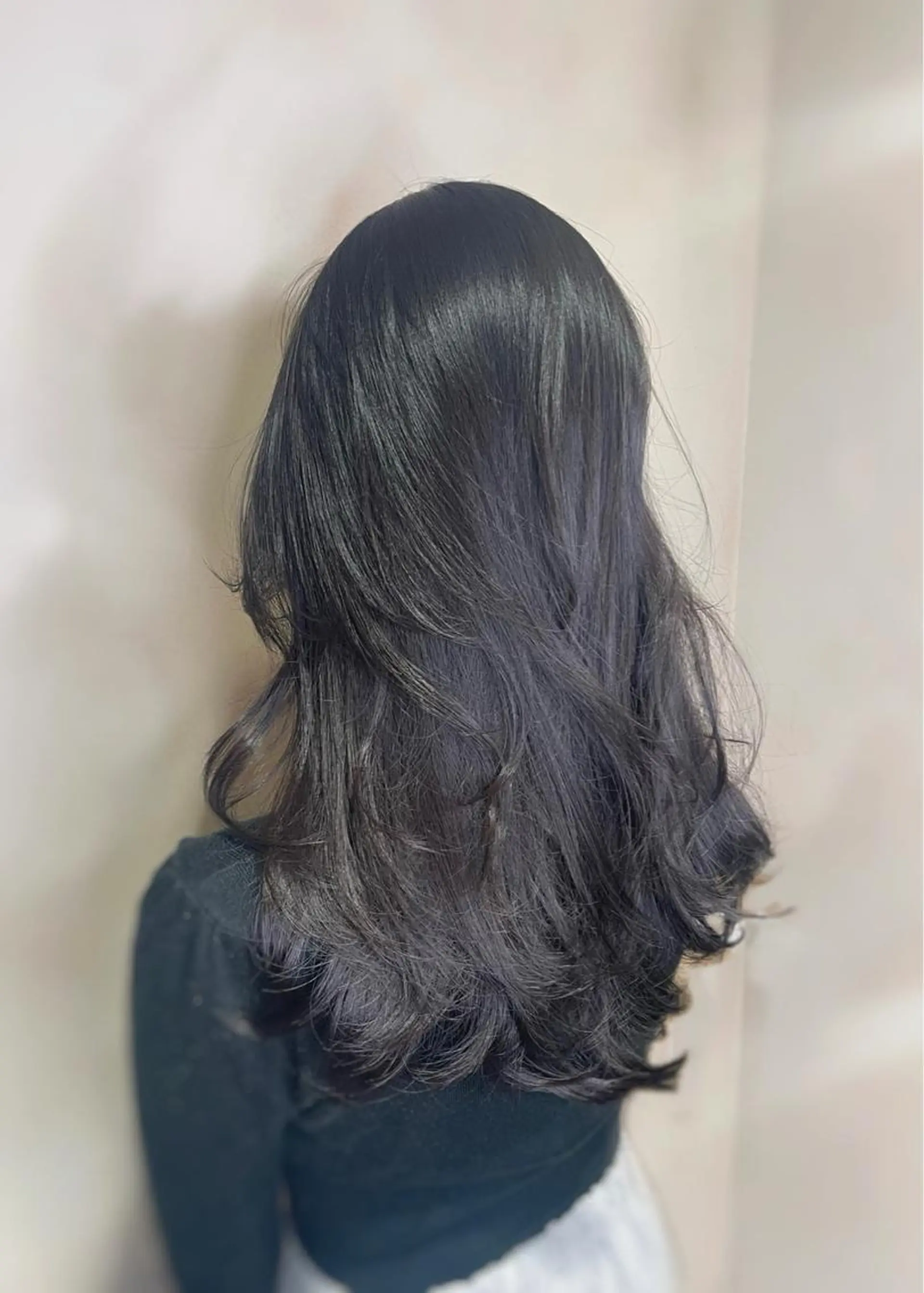 ロング レイヤーカット 泉 堅也のヘアスタイル