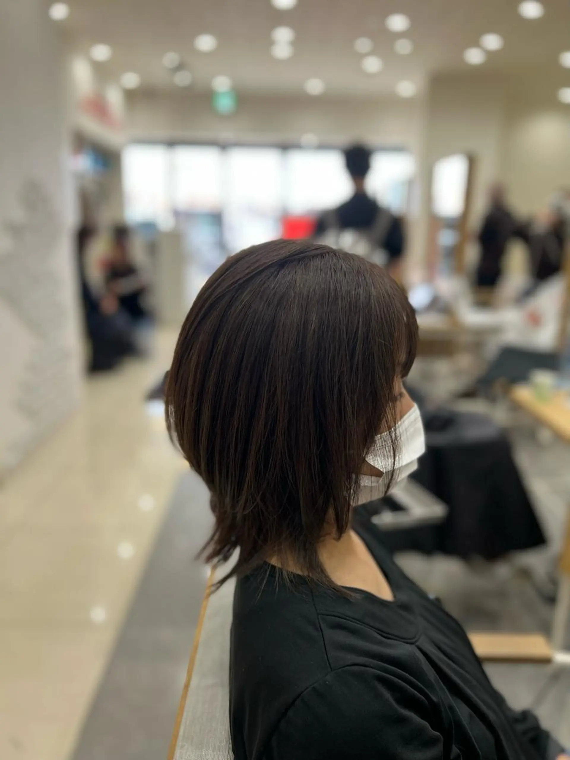 ミディアム カラー ヘアカラー 仙台白髪ぼかし/ ボブカット/千葉達人のヘアスタイル