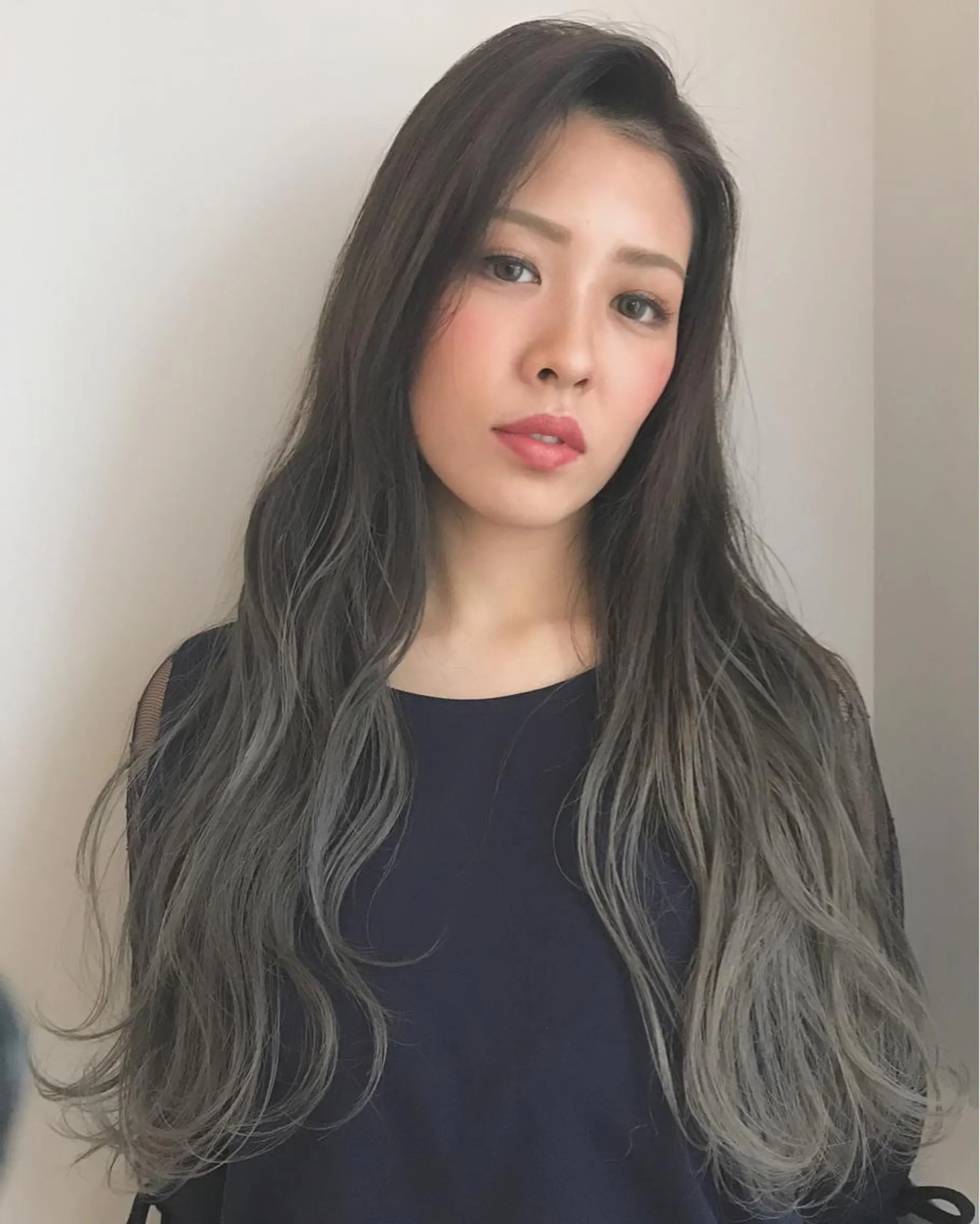 ロング カラー パーマ ヘアアレンジ カット ヘアカラー トリートメント IwAsh二俣川所属・IwAsh✄﻿ アオイのヘアスタイル