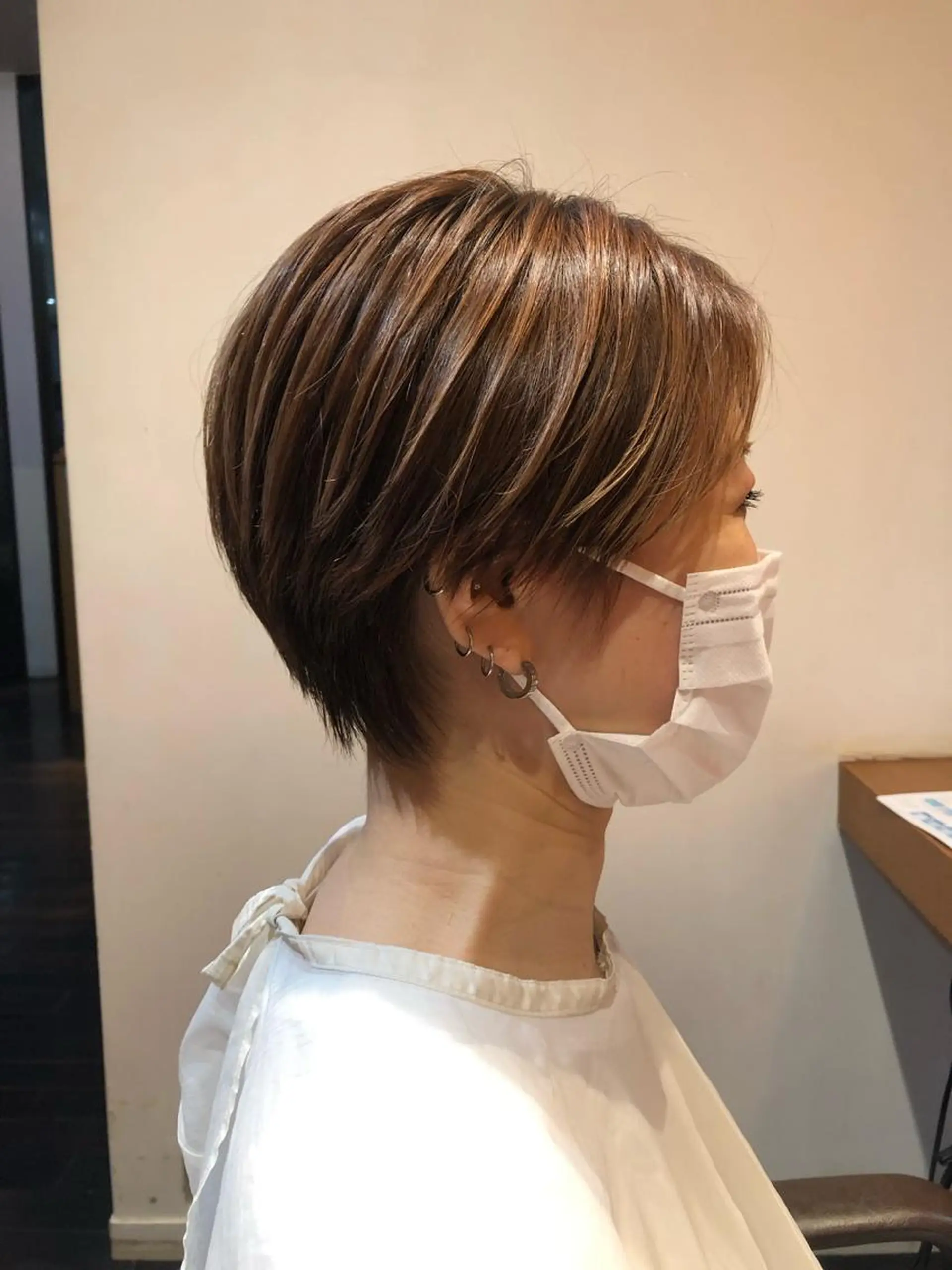 ショート ショートヘア 高山🐬髪質改善 池袋で縮毛矯正のヘアスタイル