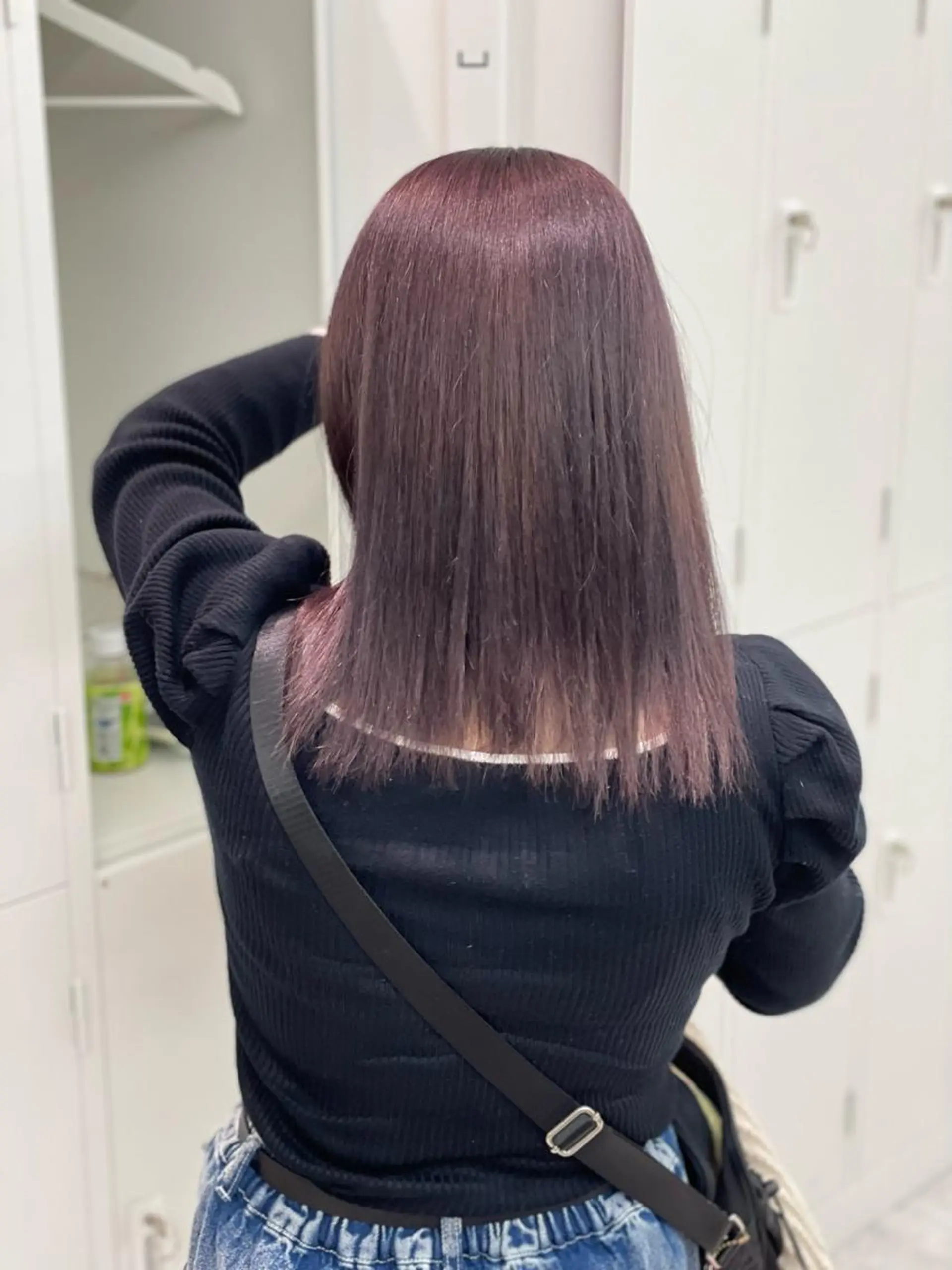 ミディアム カラー ショーヤ/ブリーチ /バレイヤージュのヘアスタイル