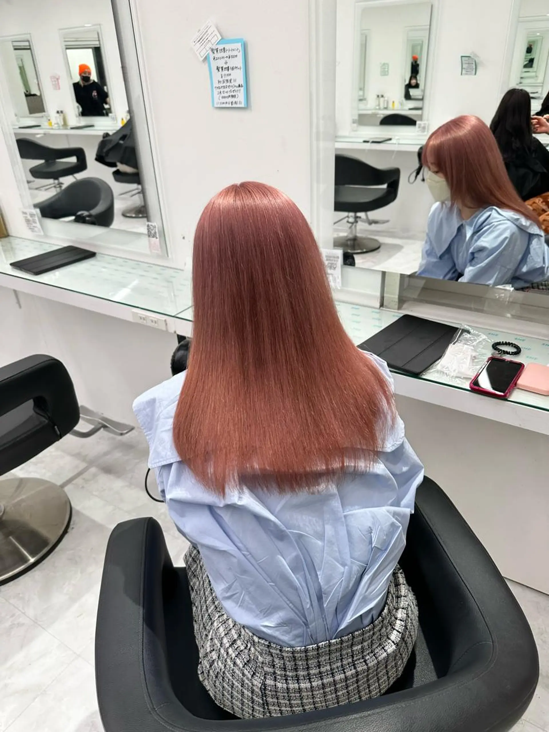 カラー マンツーマン/原宿/ 透明感カラー⭐️のヘアスタイル