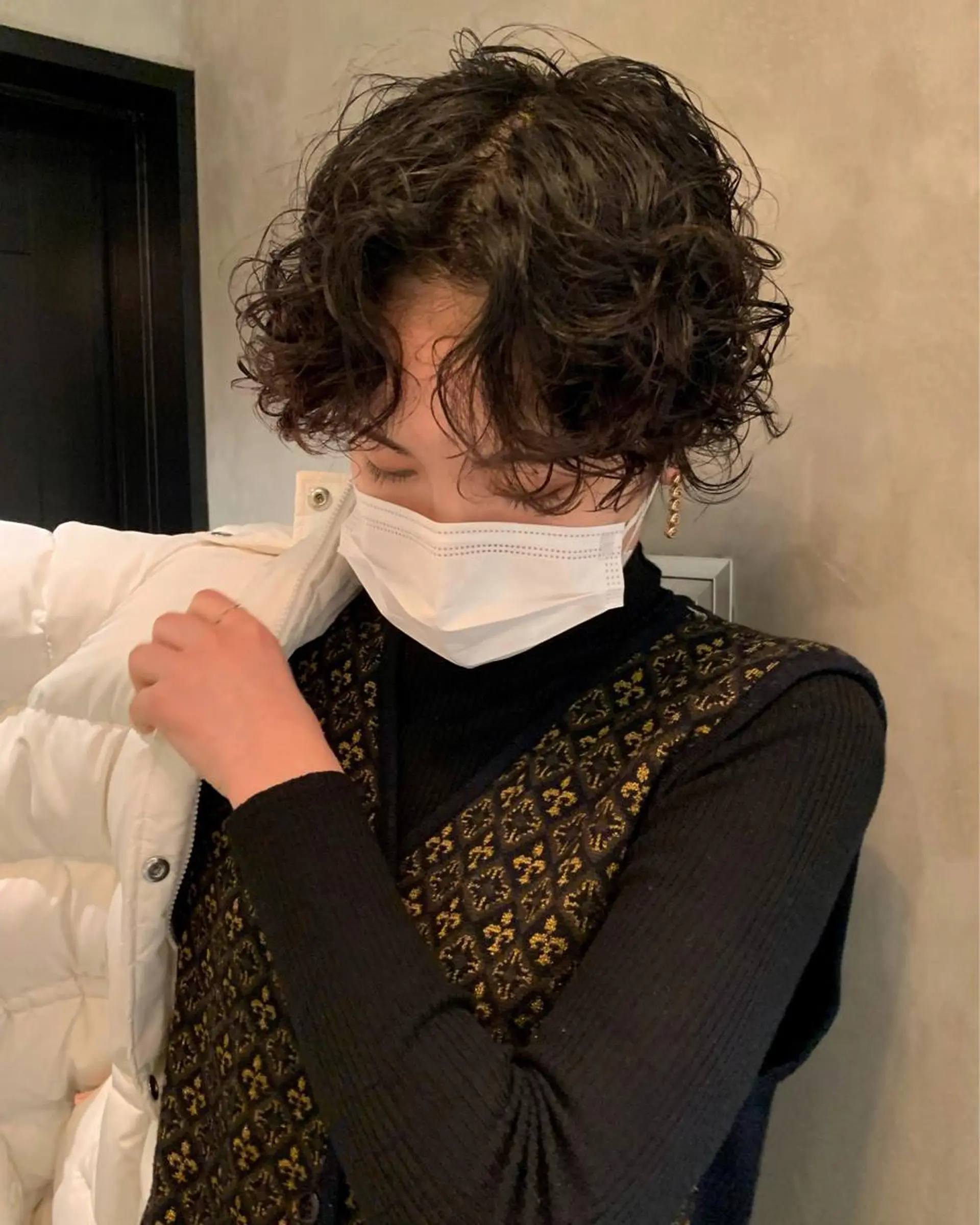ショート パーマ カット パーマ トリートメント アンニュイヘア🪽 ayumiのヘアスタイル