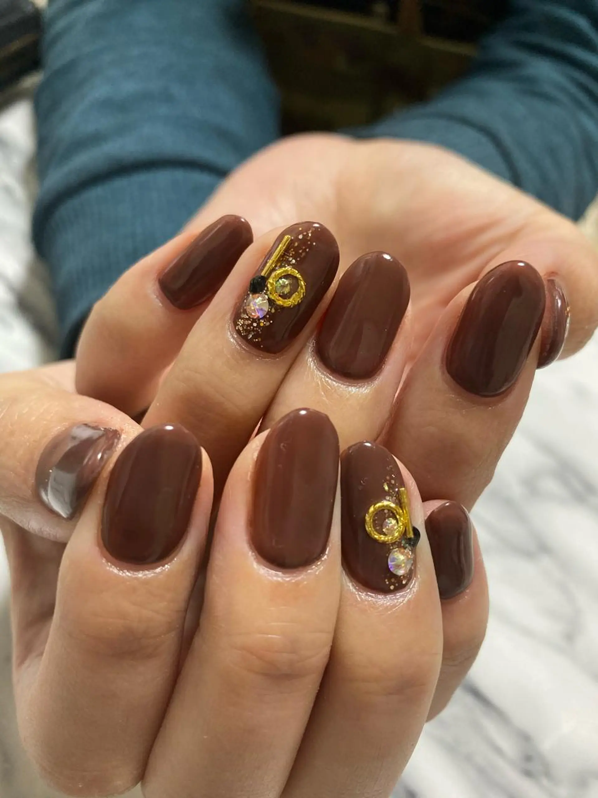 ネイル シンプルネイル QULEONAIL所属・大城 裕麻のネイルデザイン