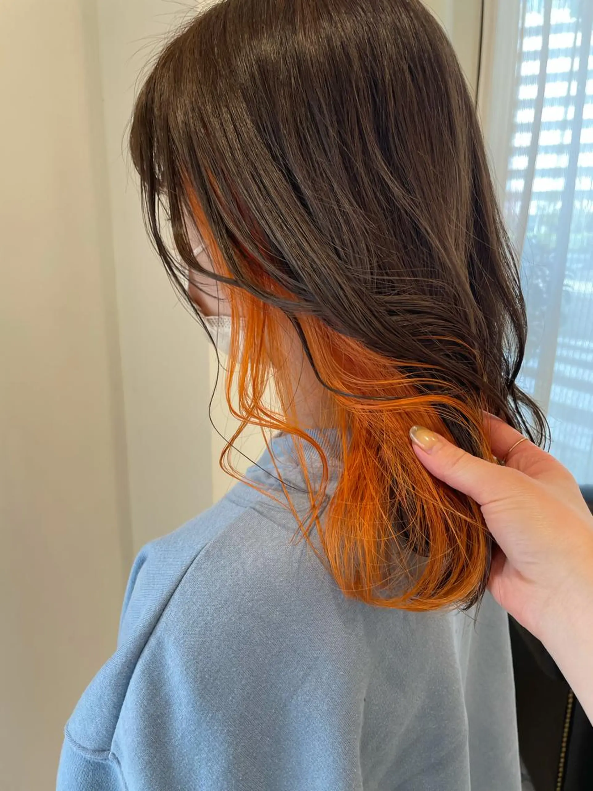 セミロング アッシュ トリートメント 韓国風ヘア♡ runaのヘアスタイル