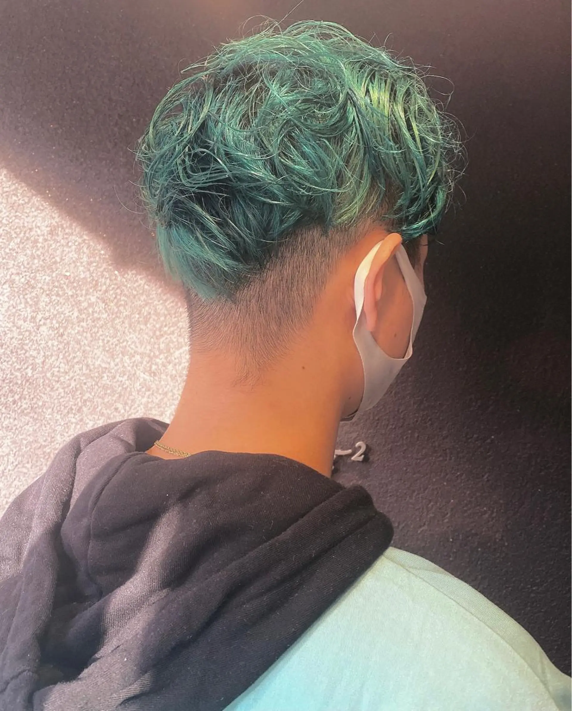 ショート カラー メンズ メンズブリーチ ブリーチ ブルーカラー 田中 巧のヘアスタイル