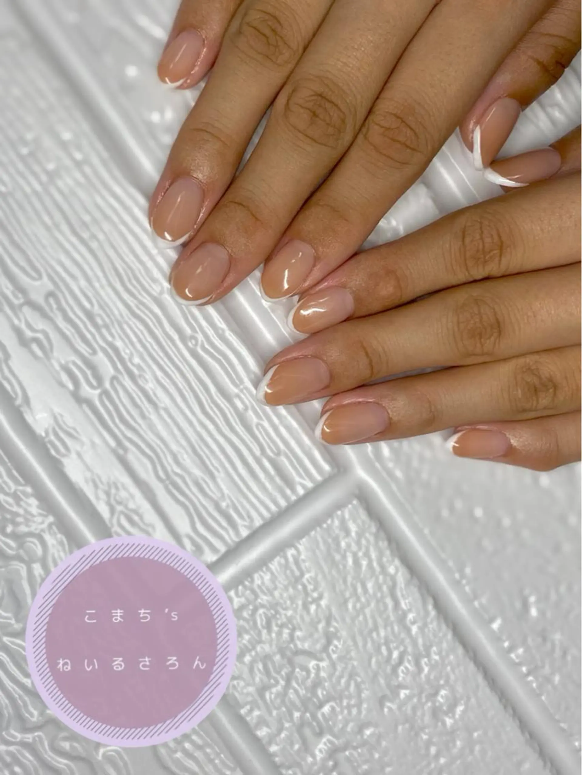 ネイル フレンチネイル シンプルネイル ハンドネイル akita kazumiのネイルデザイン
